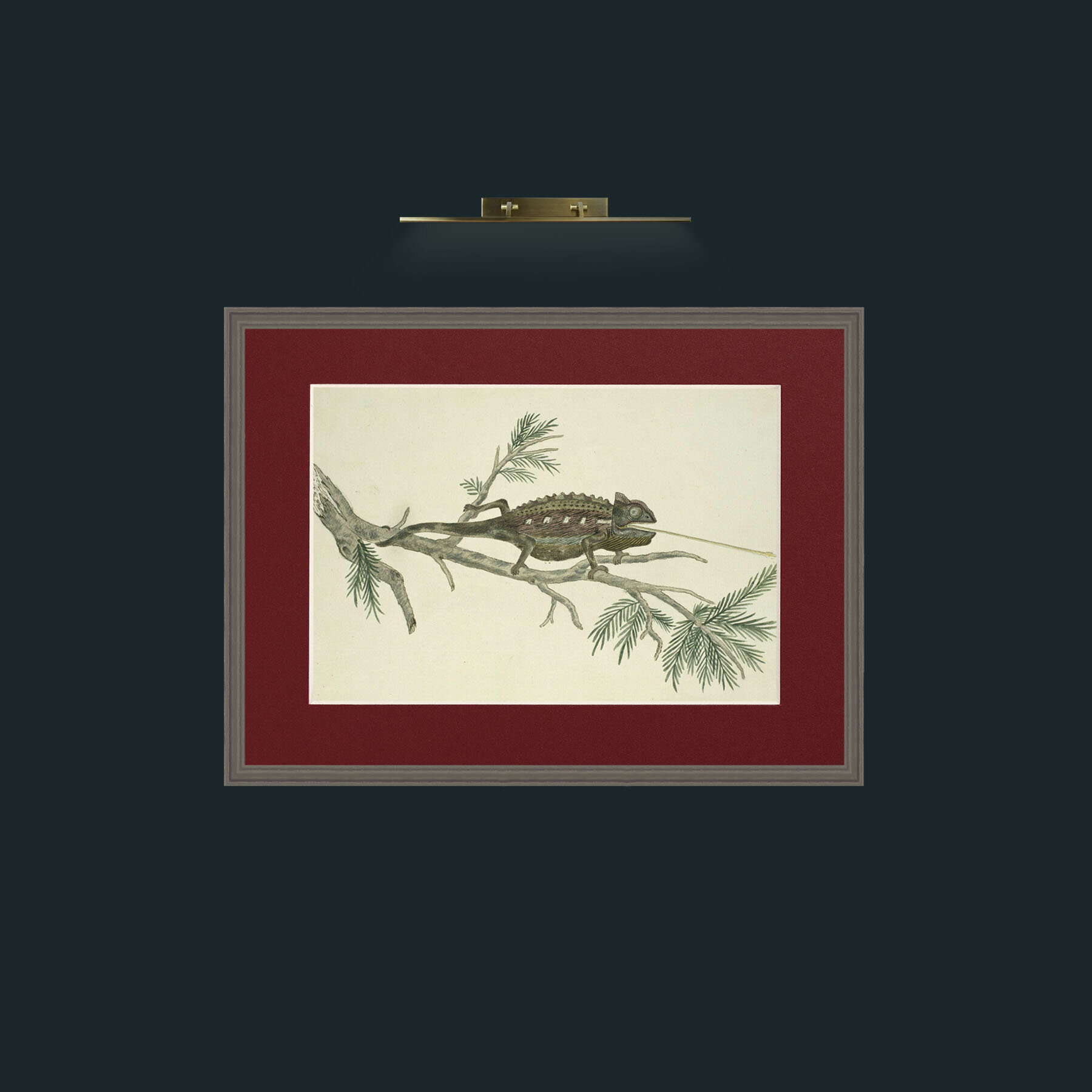 Art-Breakfast-Frame-6Grey-Mount-4Red.jpg