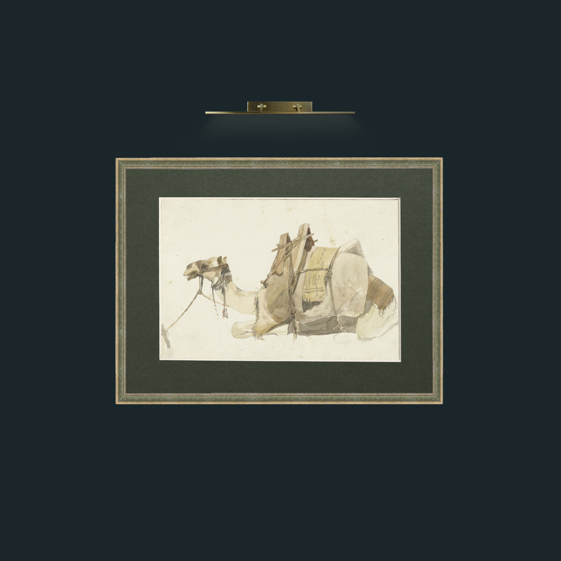 Art-Camel-Frame-2GreenGiltTextured-Mount-2Green.jpg