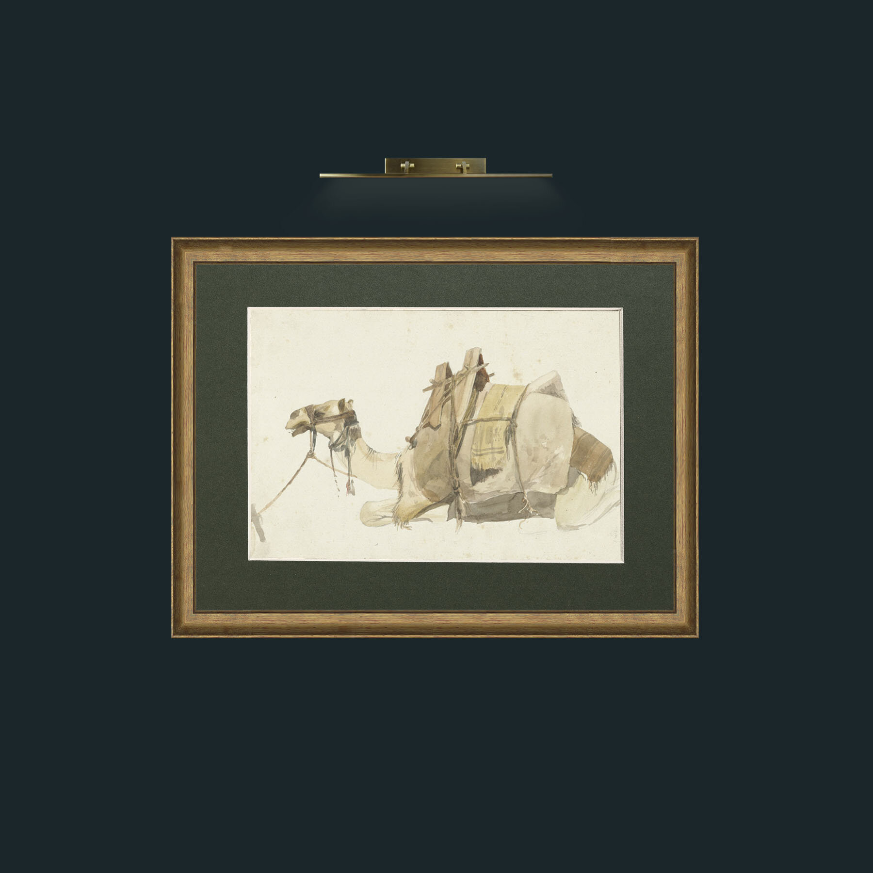 Art-Camel-Frame-8AntiqueRedGoldGilt-Mount-2Green.jpg