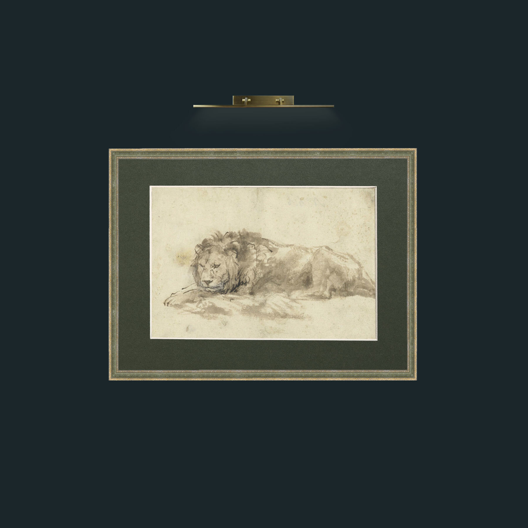 Art-Lion-Frame-2GreenGiltTextured-Mount-2Green.jpg
