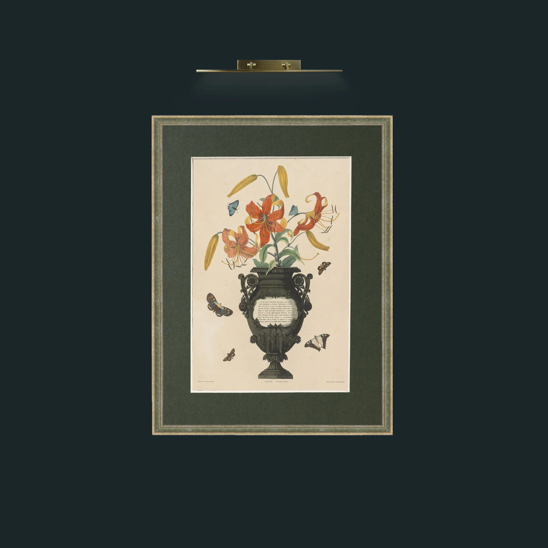 Art-Lillies.jpg-Frame-2GreenGiltTextured-Mount-2Green.jpg