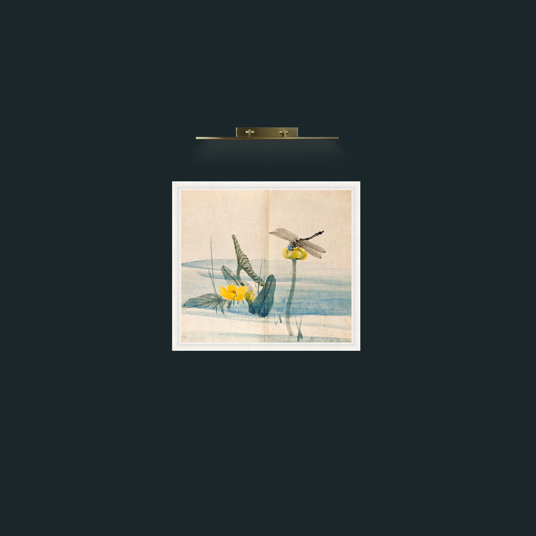 Art-Lillies and Dragonfly-Frame-5White.jpg