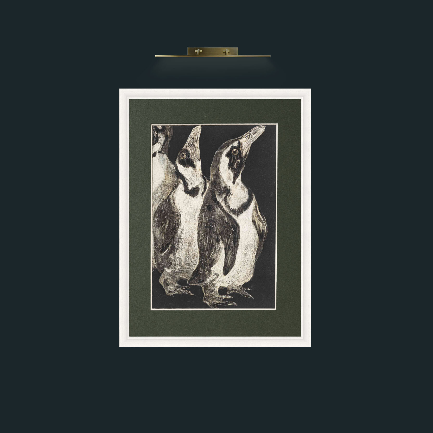 Art-Penguins.jpg-Frame-5White-Mount-2Green.jpg