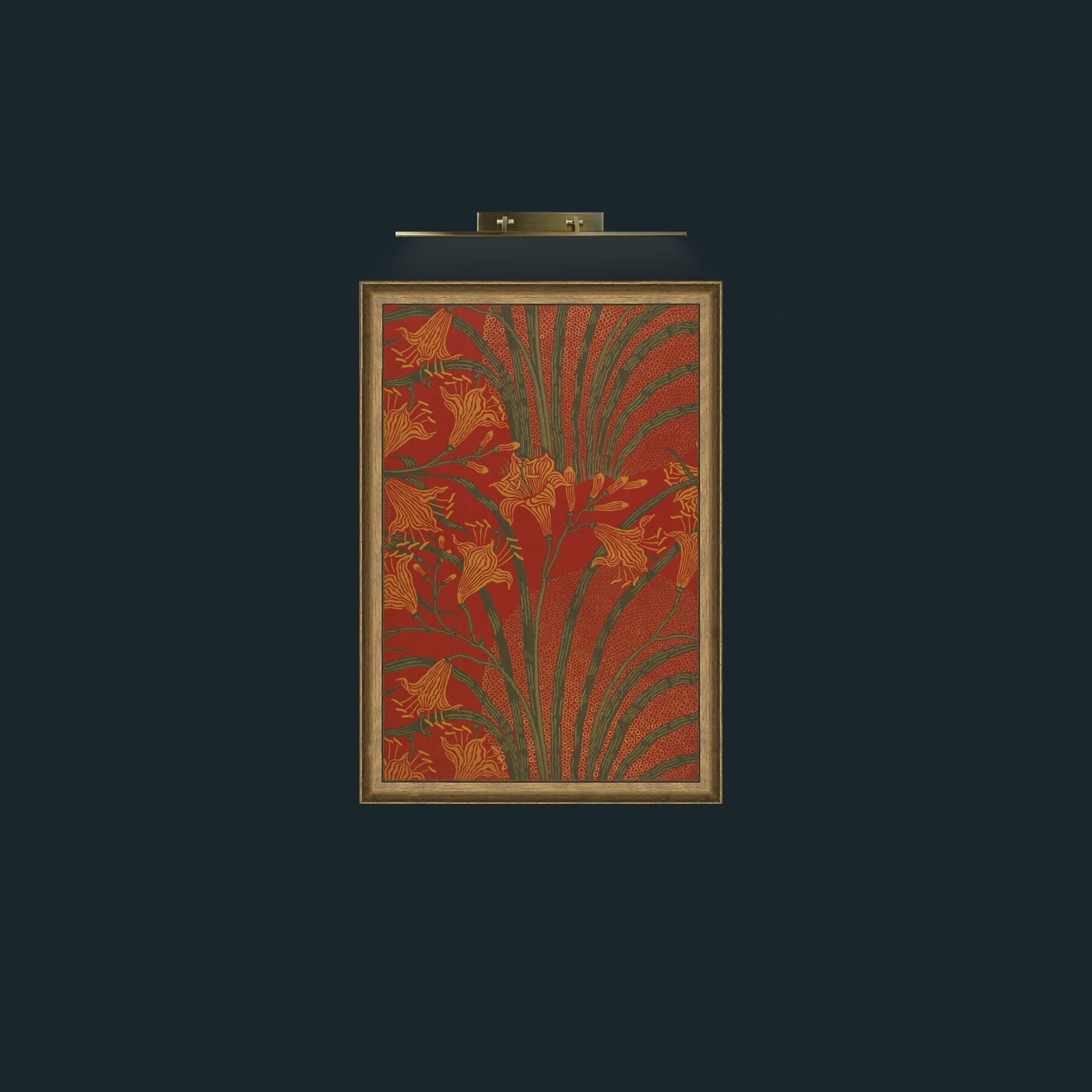 Art-Flowers in Red-Frame-8RedGreenGilt.jpg