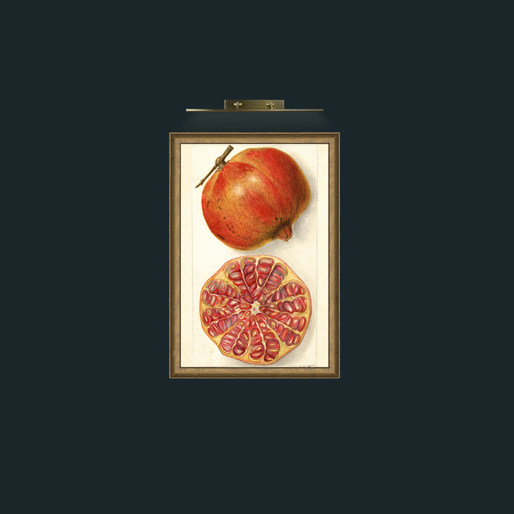 Art-Pomegranate and a half-Frame-8RedGreenGilt.jpg