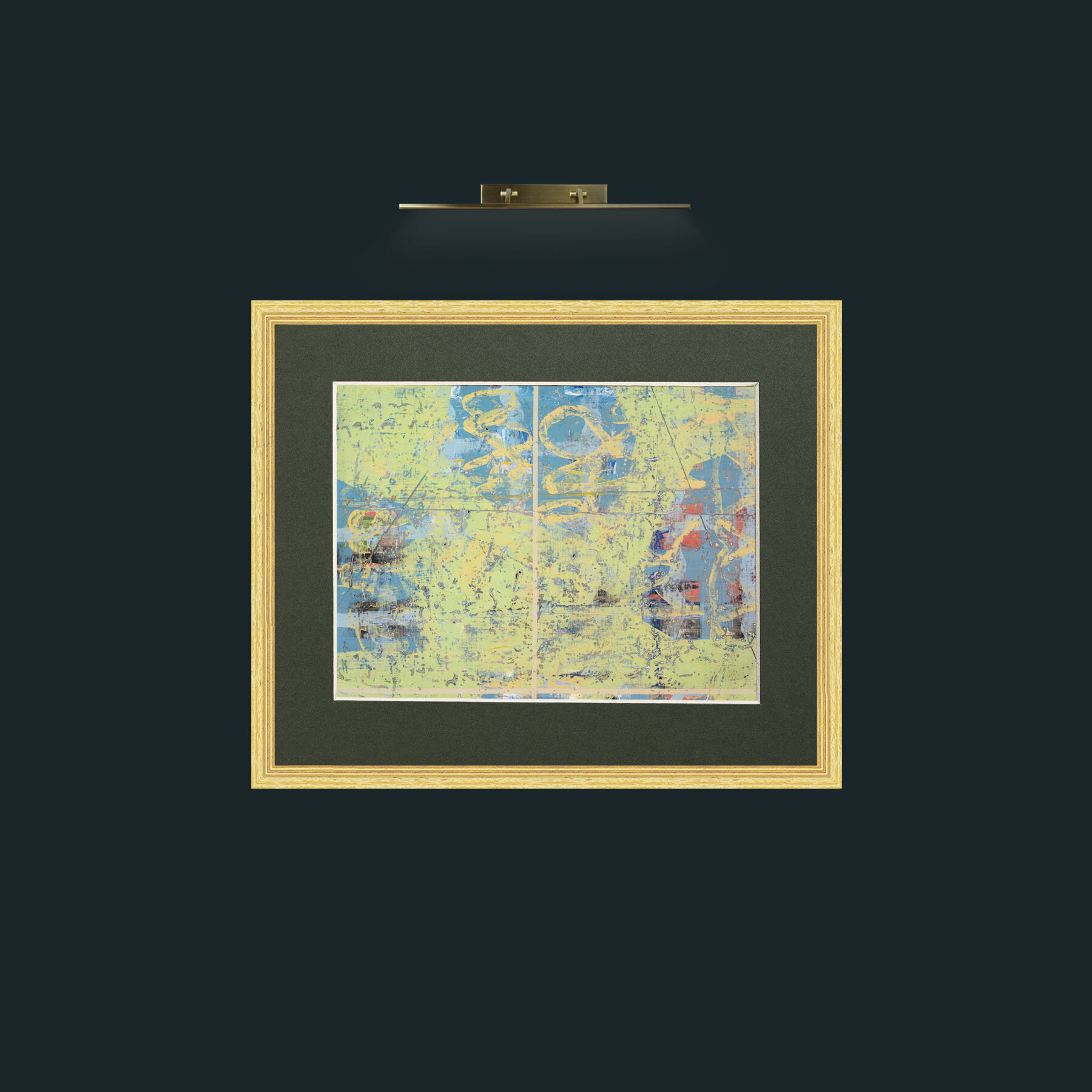 Art-Green Staion-Frame-4BevelledGilt-Mount-2Green.jpg