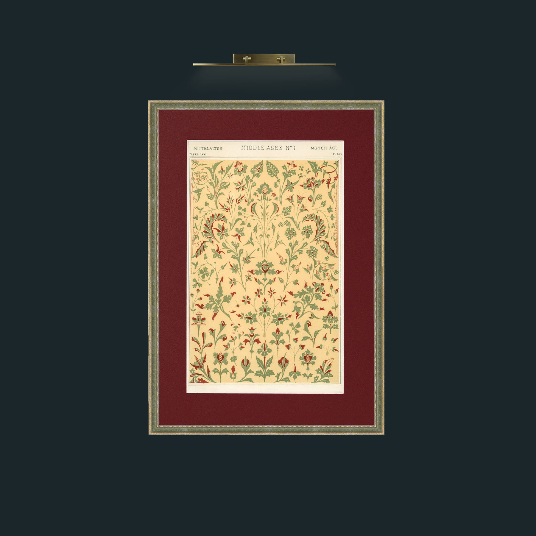 Art-Middle Ages.jpg-Frame-2GreenGiltTextured-Mount-4Red.jpg