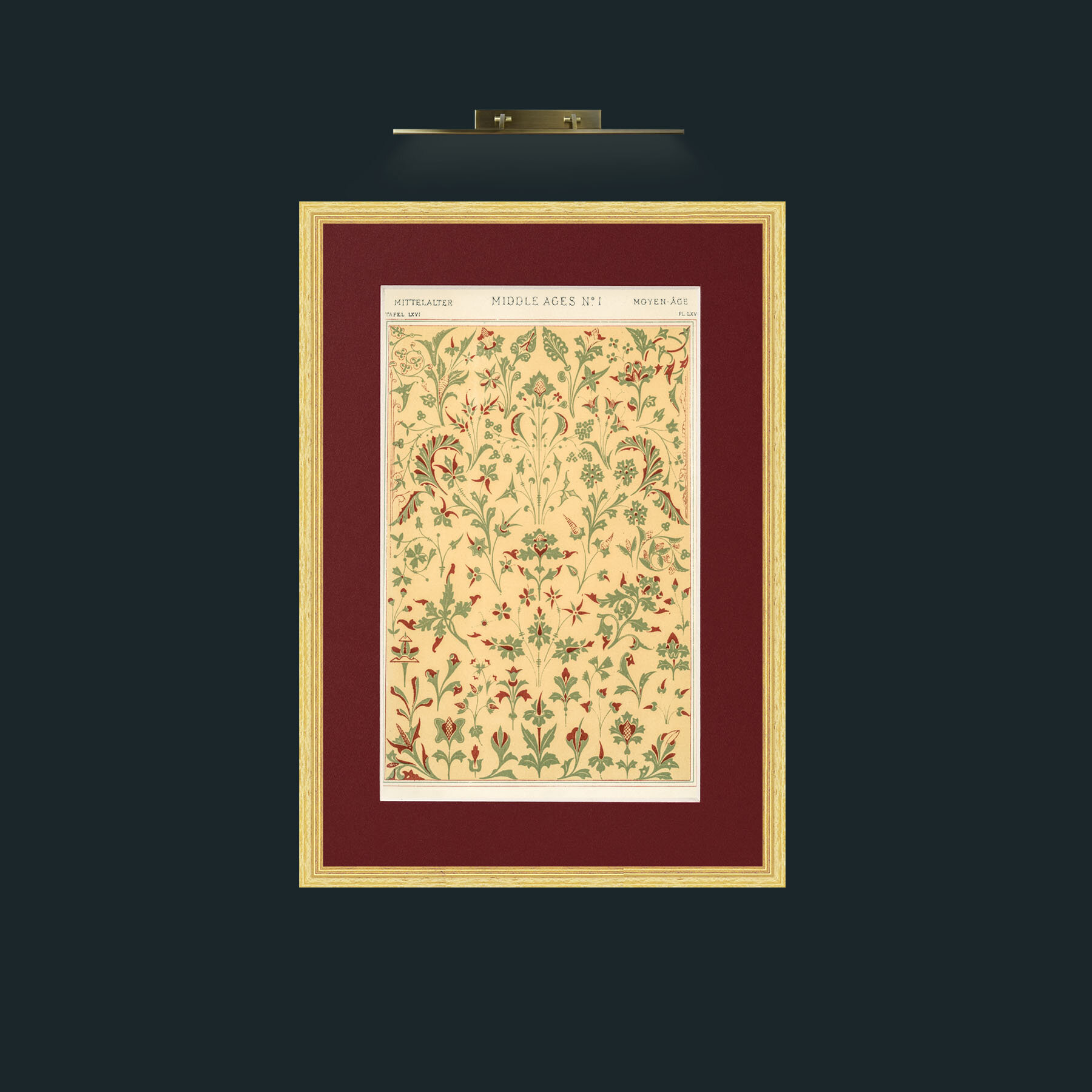 Art-Middle Ages.jpg-Frame-4BevelledGilt-Mount-4Red.jpg