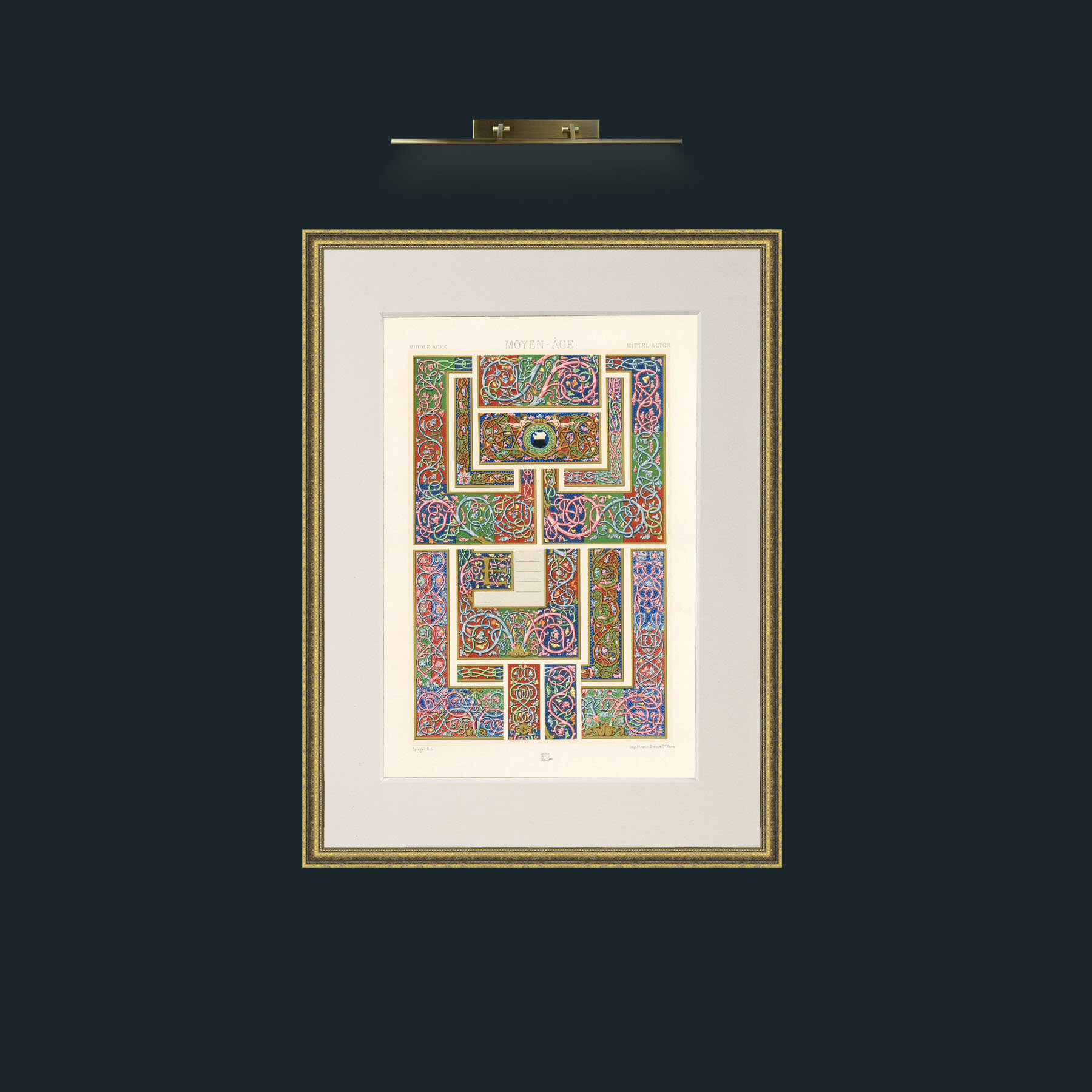 Art-Middles Ages Patterns with Pink.jpg-Frame-1TexturedGilt-Mount-1Antique.jpg
