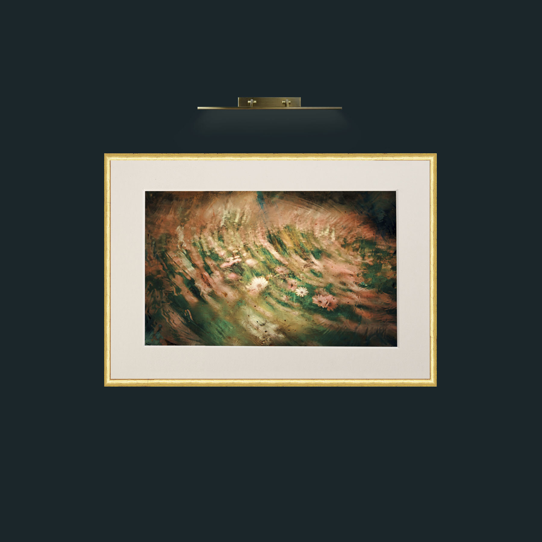 Art-Abstract Field of Flowers.jpg-Frame-3Roundedgilt-Mount-1Antique.jpg