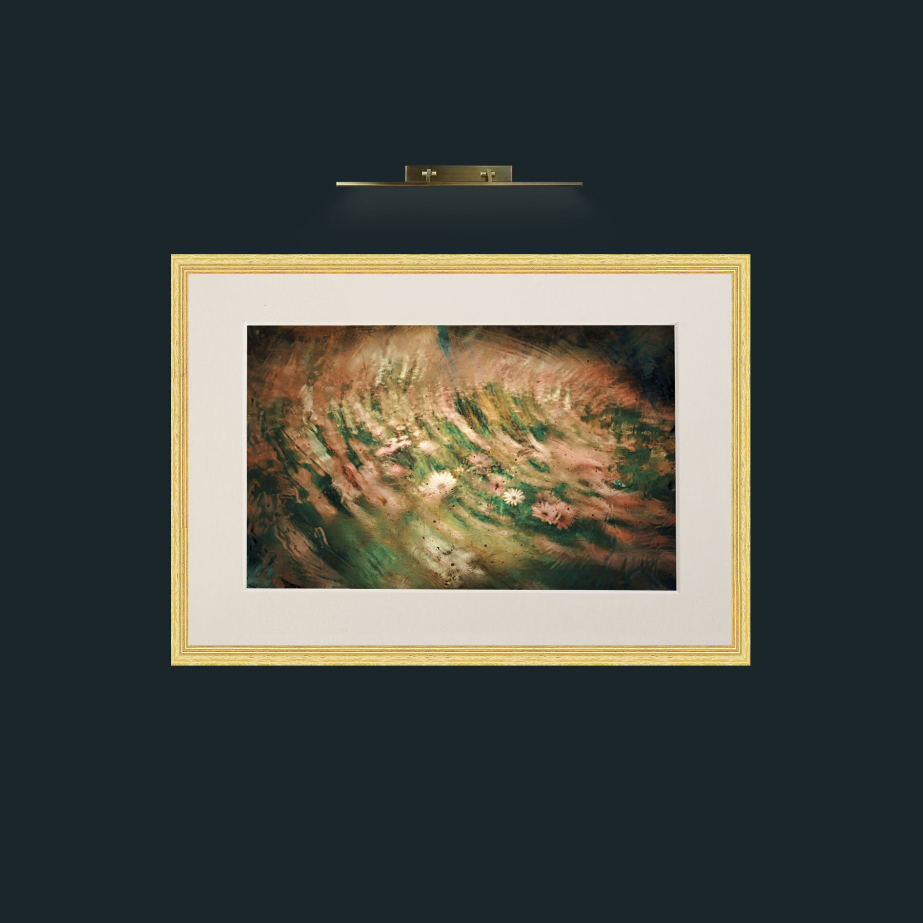 Art-Abstract Field of Flowers.jpg-Frame-4BevelledGilt-Mount-1Antique.jpg