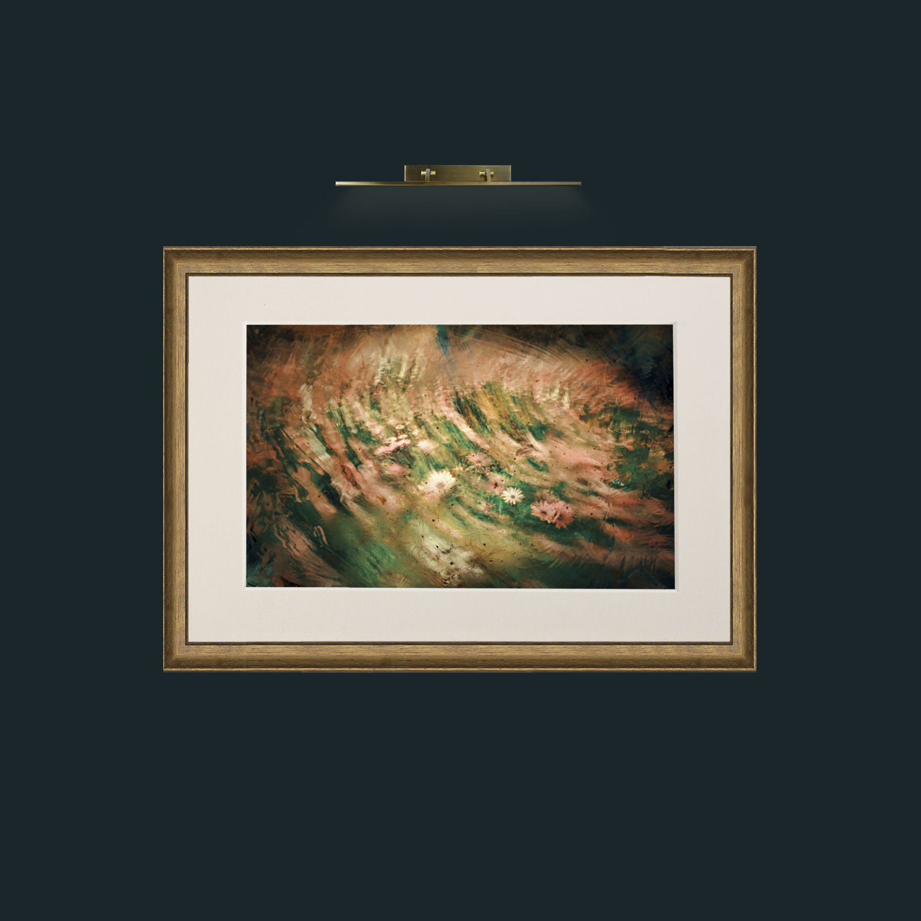 Art-Abstract Field of Flowers.jpg-Frame-8RedGreenGilt-Mount-1Antique.jpg