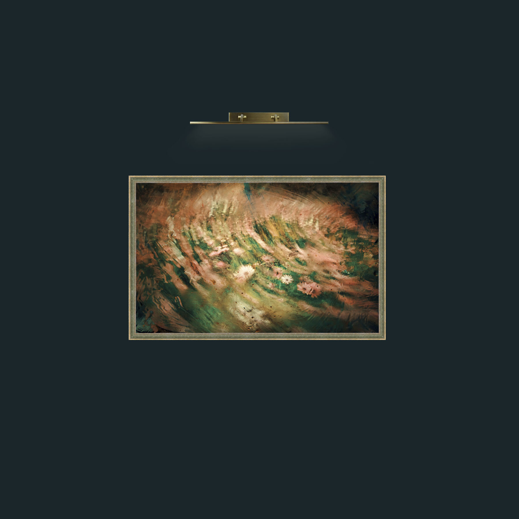 Art-Abstract Field of Flowers.jpg-Frame-GreenGiltTextured.jpg
