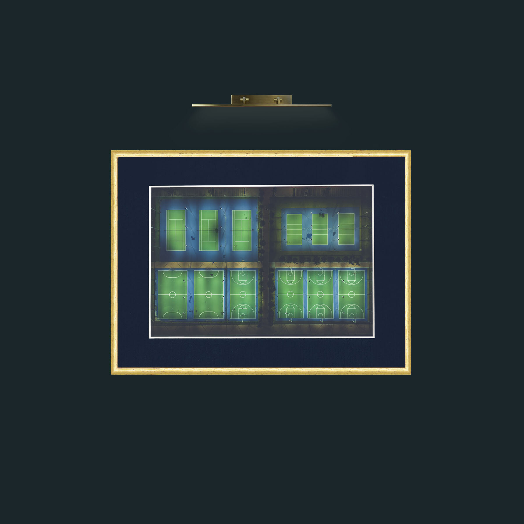 Art-All lit Up-Frame-3RoundedGilt-Mount-3Blue.jpg