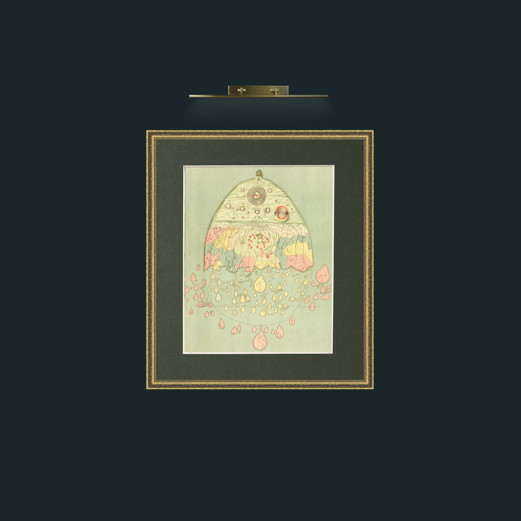 Art-Burmease Map of the World-Frame-1GiltTextured-Mount-2Green.jpg