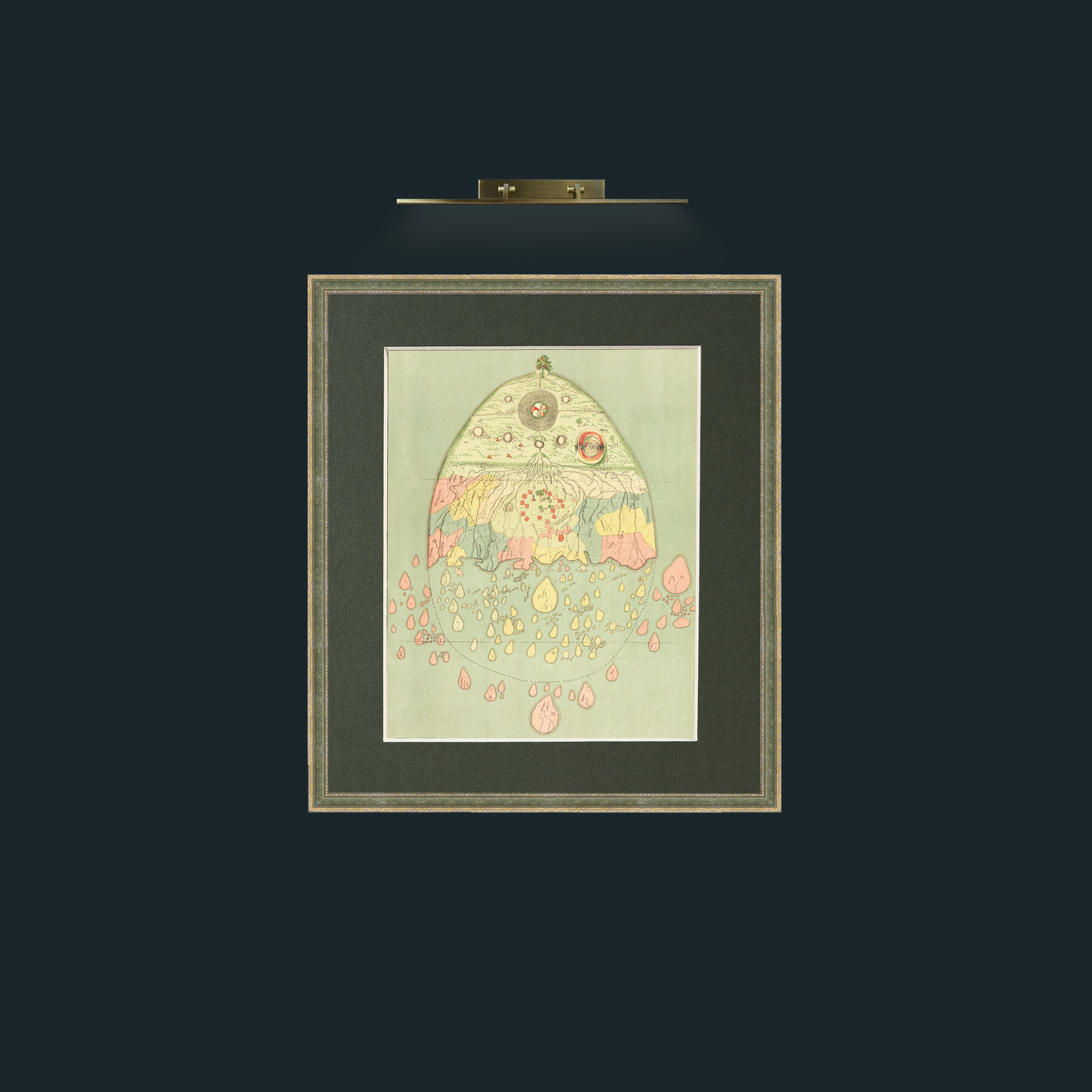 Art-Burmease Map of the World-Frame-2GreenGiltTextured-Mount-2Green.jpg
