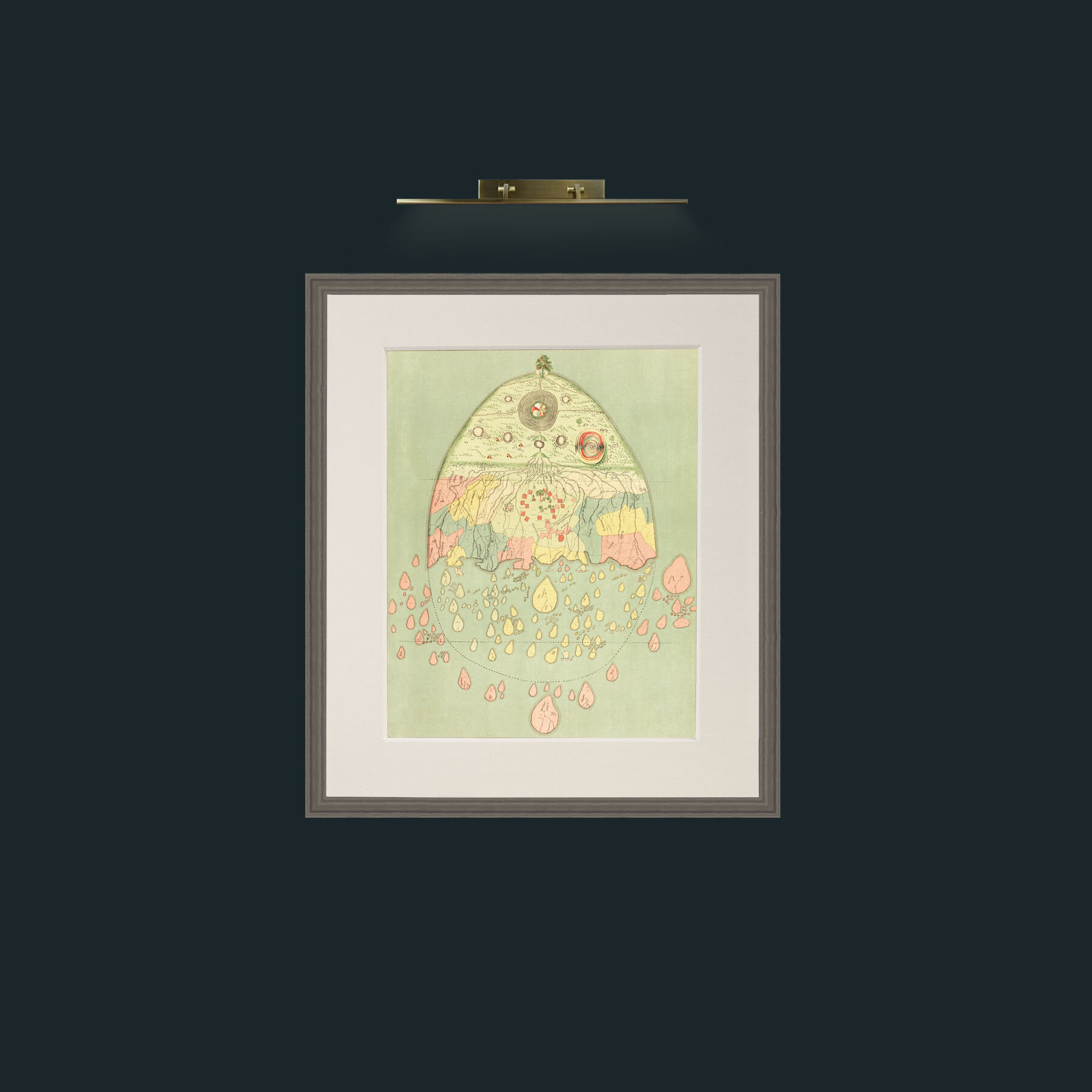 Art-Burmease Map of the World-Frame-6Grey-Mount-1Antique.jpg