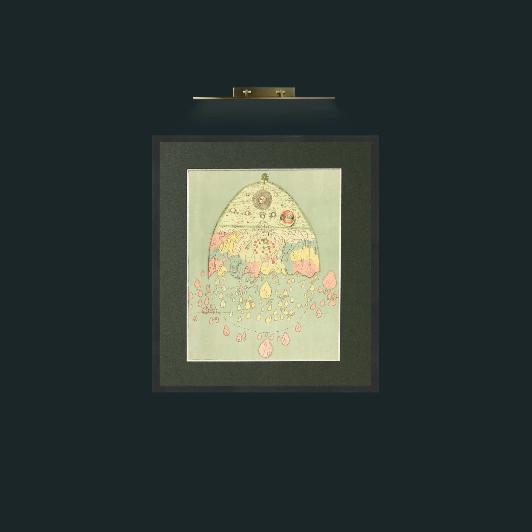 Art-Burmease Map of the World-Frame-7Black-Mount-2Green.jpg