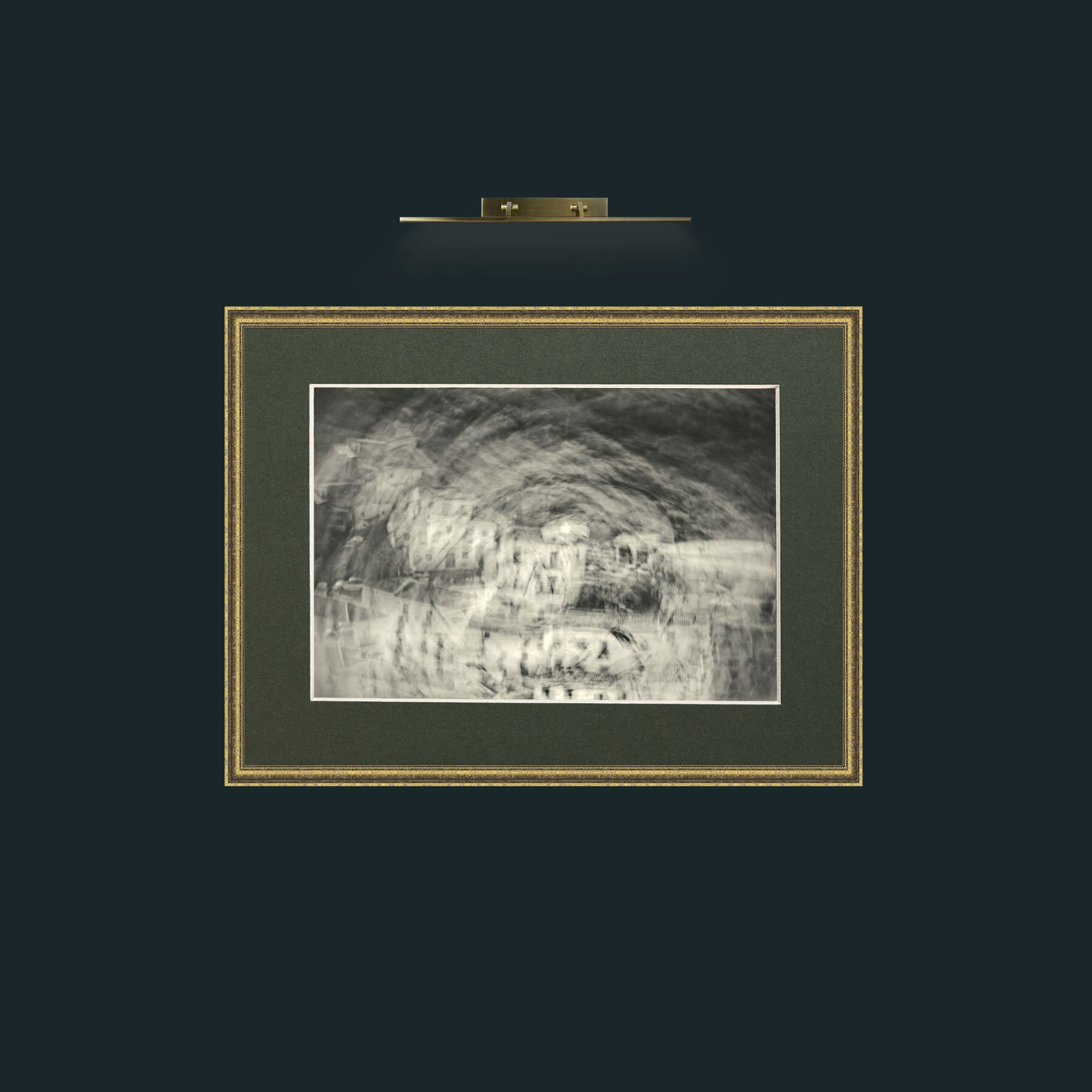 Art-Cirkular Monokhrome-Frame-1TexturedGilt-Mount-2Green.jpg
