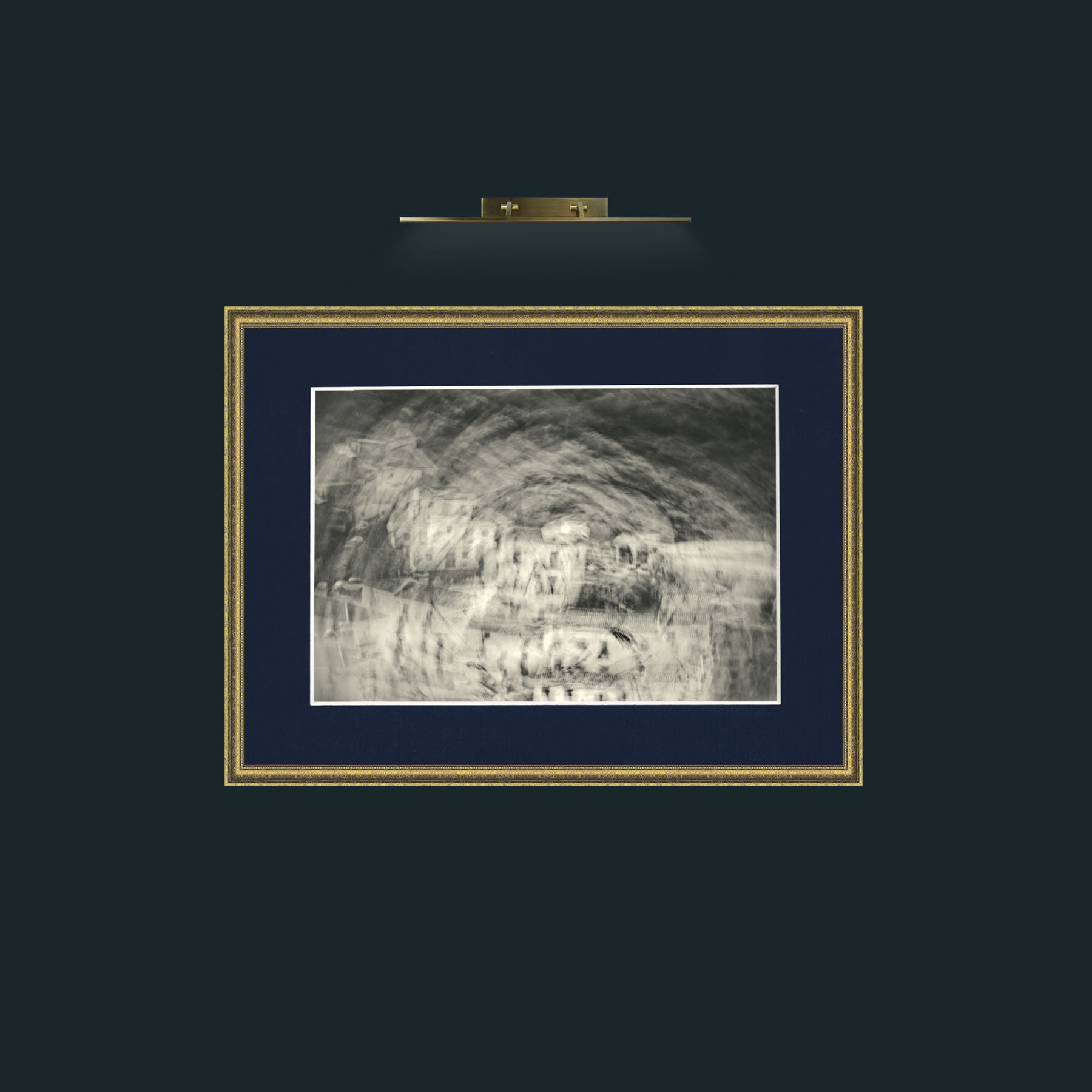 Art-Cirkular Monokhrome-Frame-1TexturedGilt-Mount-3Blue.jpg