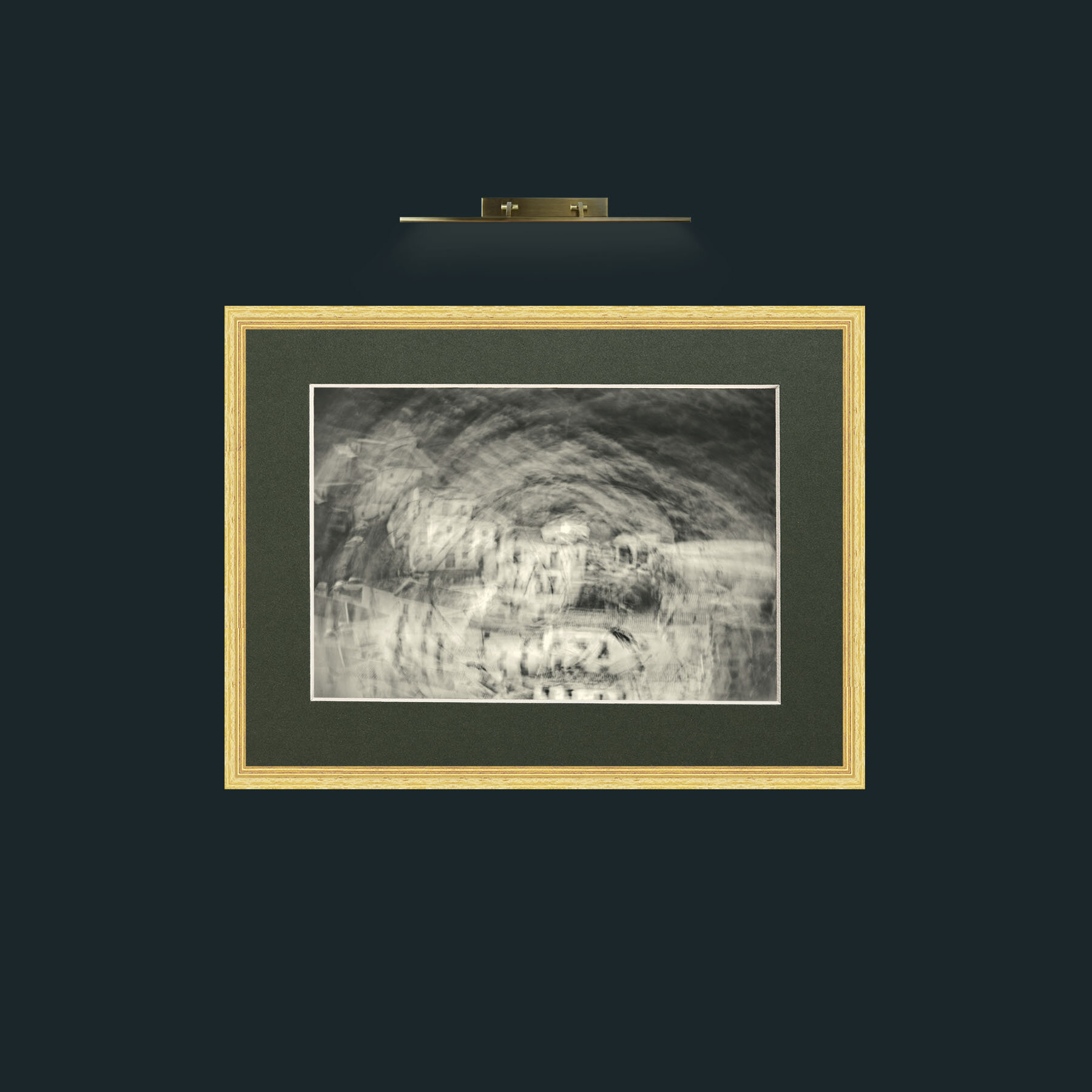 Art-Cirkular Monokhrome-Frame-4BevelledGilt-Mount-2Green.jpg