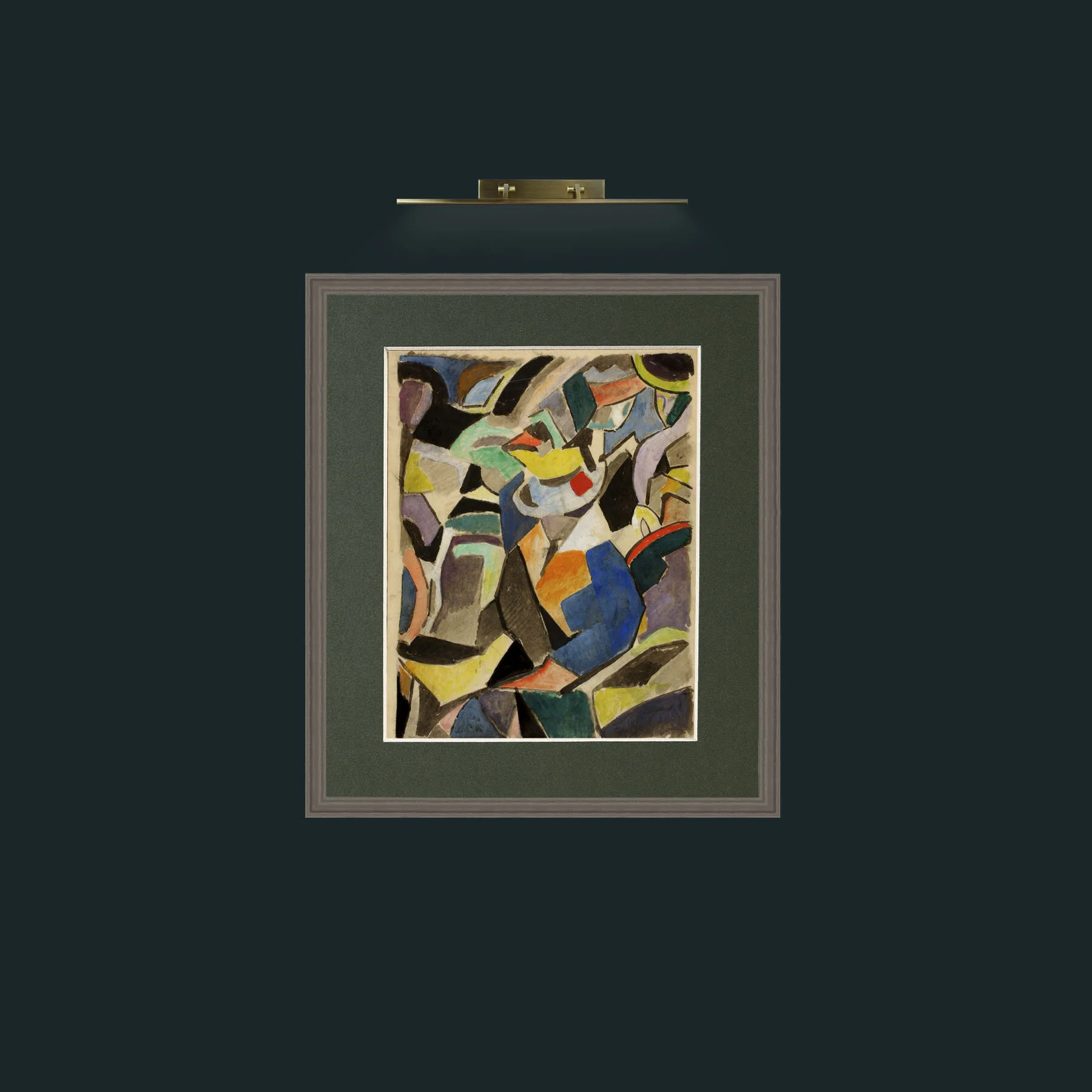 Art-Female Figure-Frame-6Grey-Mount-2Green.jpg