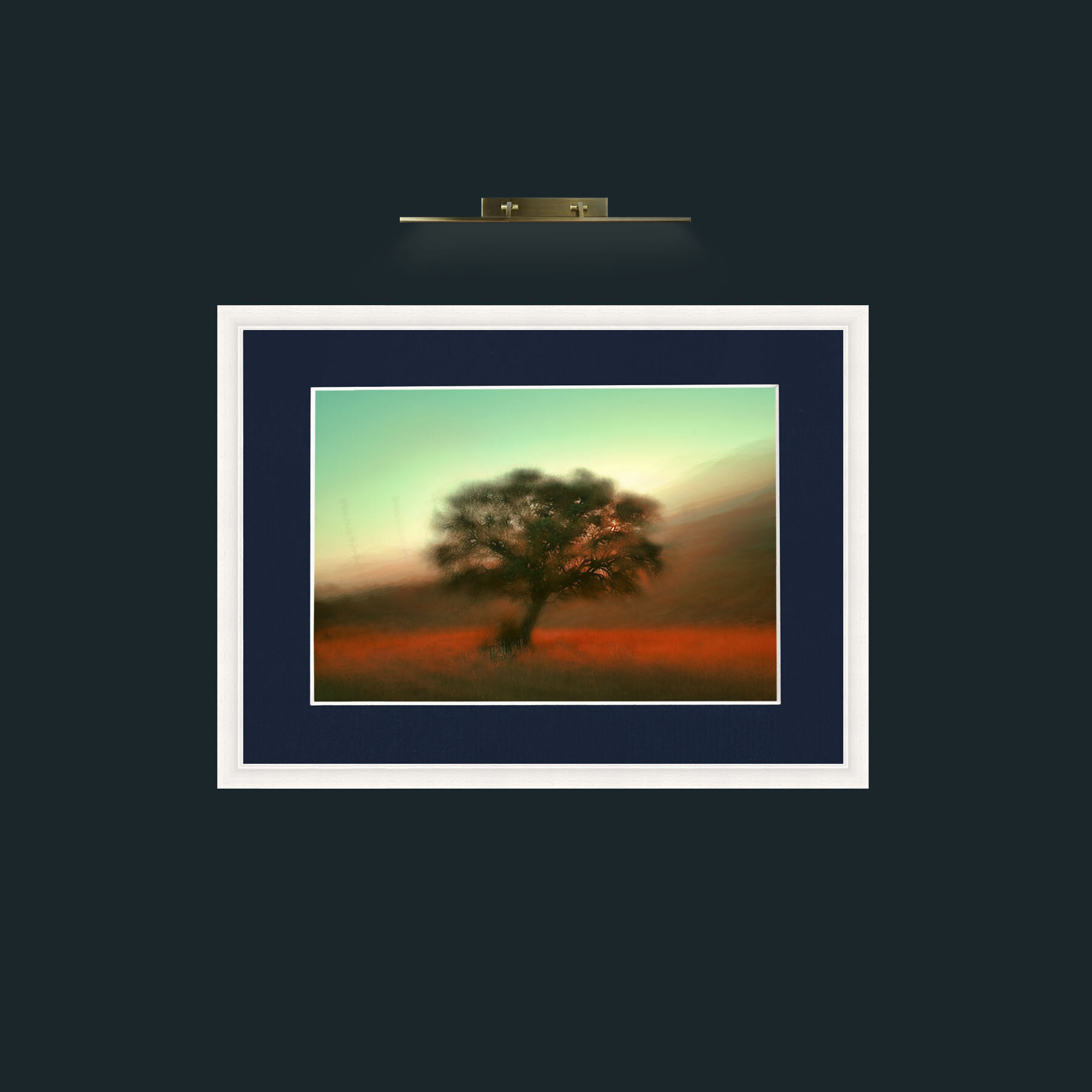 Art-Dreamy Tree-Frame-5White-Mount-3Blue.jpg