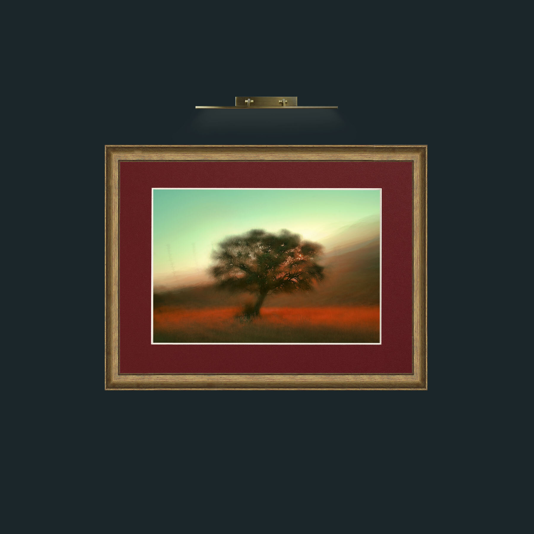 Art-Dreamy Tree-Frame-8AntiqueRedGoldGilt-Mount-4Red.jpg