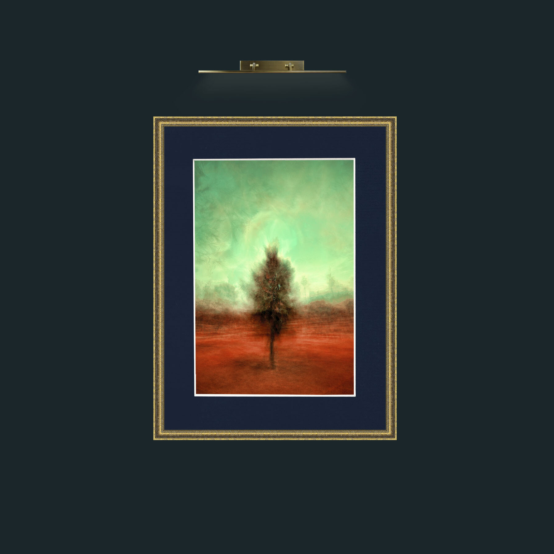 Art-Isolated Tree.jpg-Frame-1TexturedGilt-Mount-3Blue.jpg