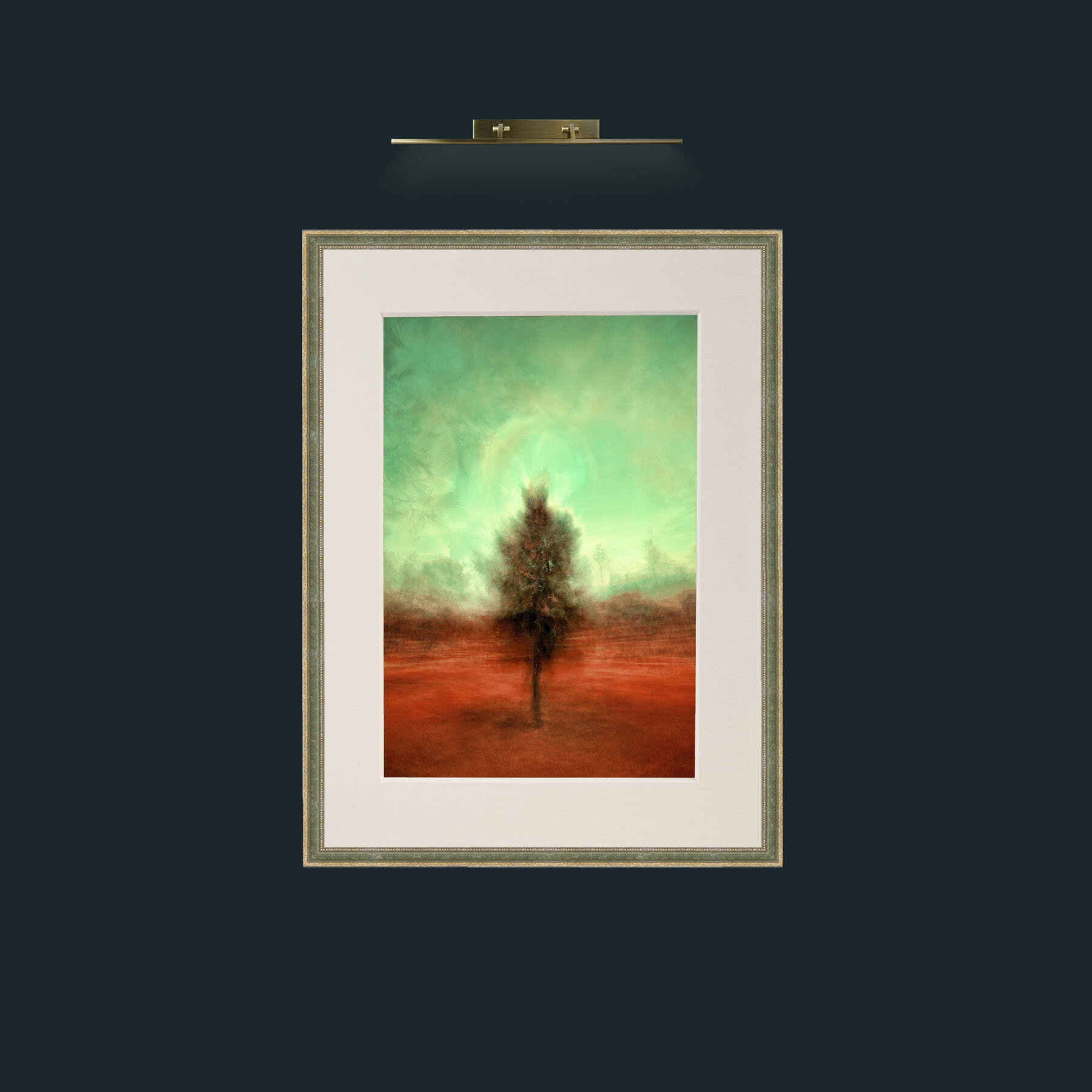 Art-Isolated Tree.jpg-Frame-2GreenGiltTextured-Mount-1Antique.jpg