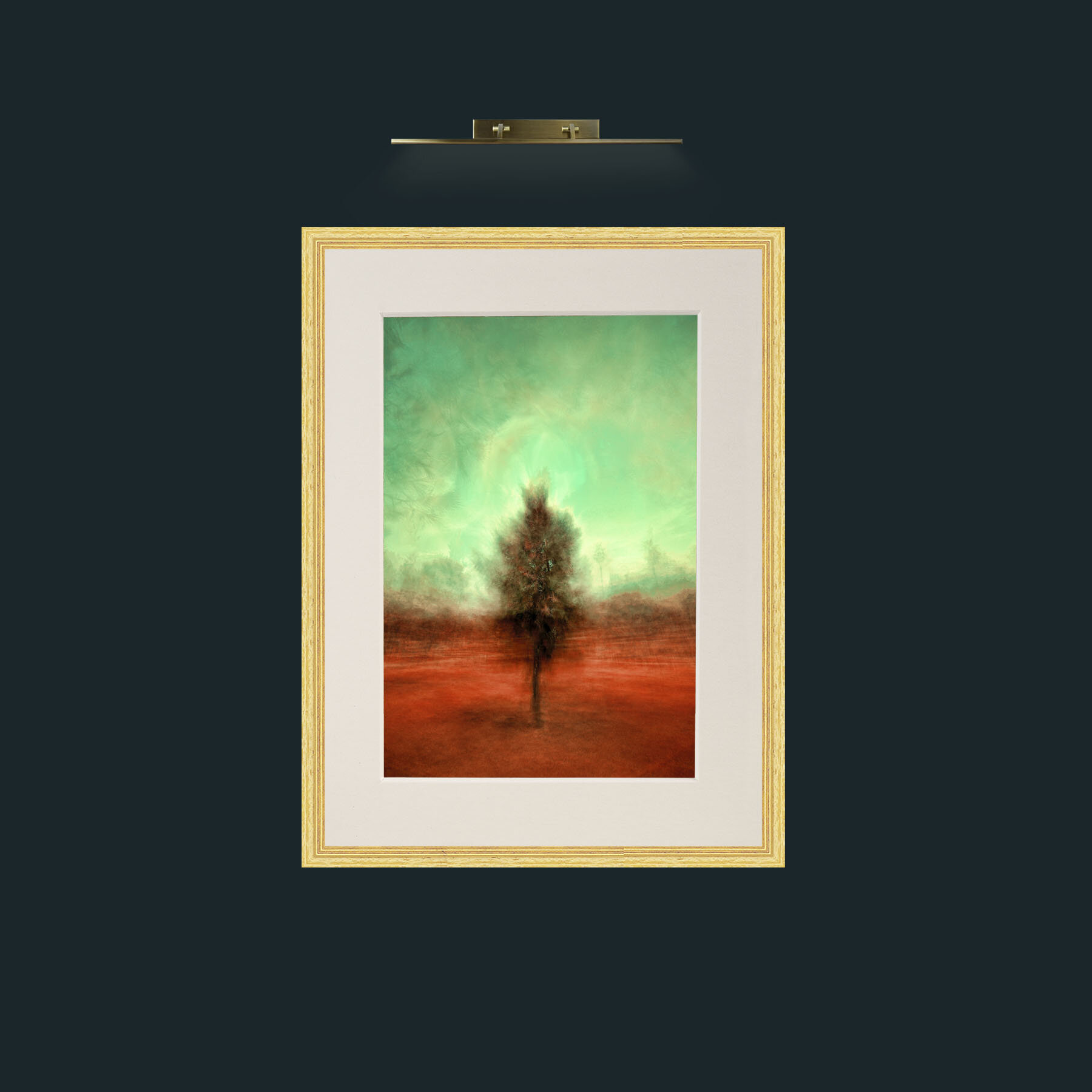 Art-Isolated Tree.jpg-Frame-4BevelledGilt-Mount-1Antique.jpg