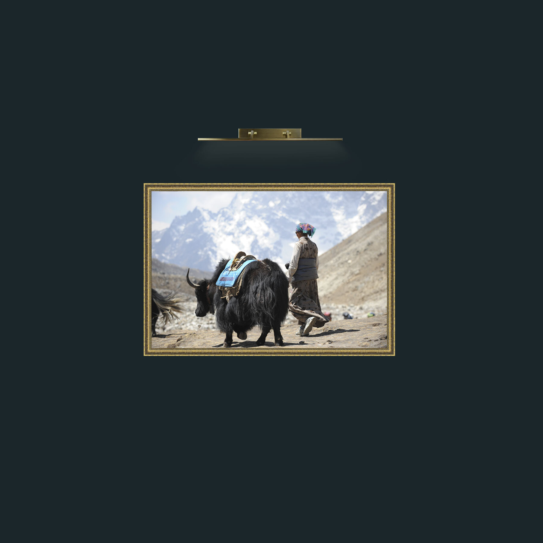 Art-Lady and the Yak-Frame-1GiltTextured.jpg
