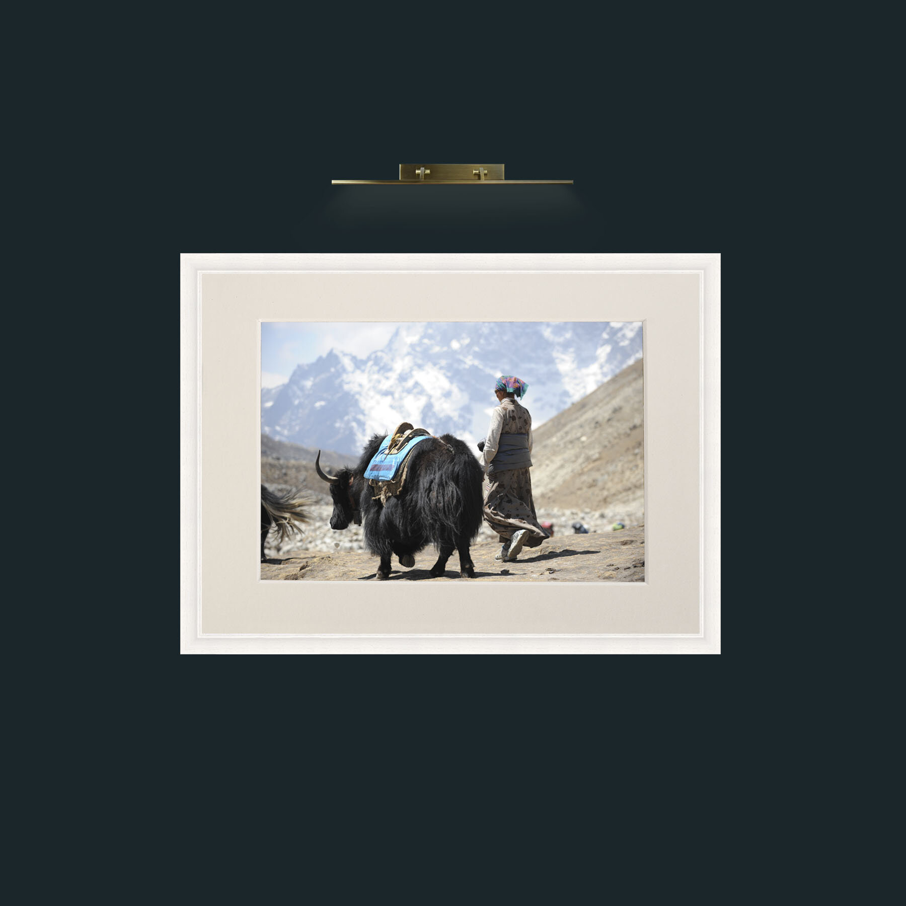 Art-Lady and the Yak-Frame-5White-Mount-1Antique.jpg