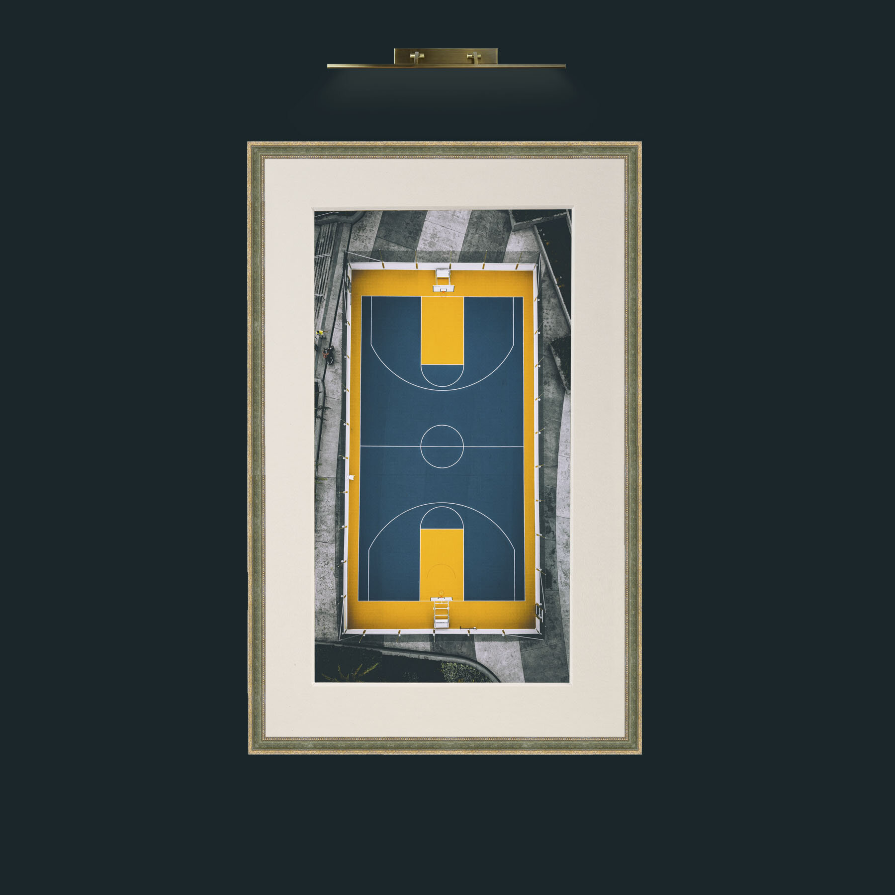 Art-Landing Pad.jpg-Frame-2GreenGoldTextured-Mount-1Antique.jpg