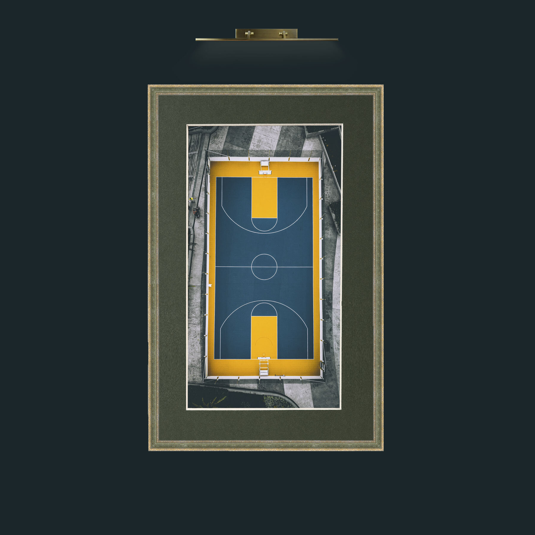 Art-Landing Pad.jpg-Frame-2GreenGoldTextured-Mount-2Green.jpg
