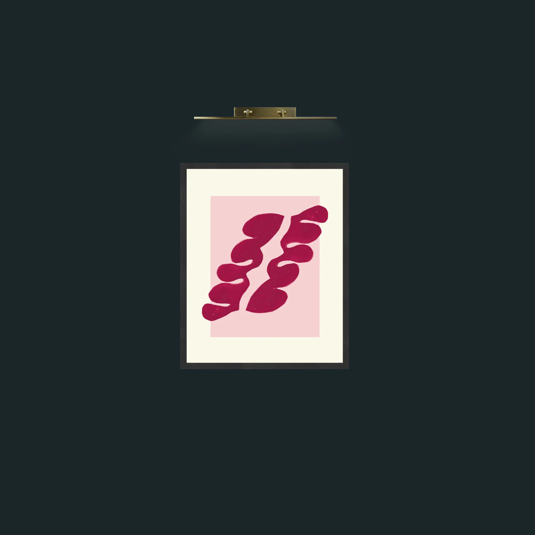 Art-Matisse Inspored Red on Pink-Frame-7Black.jpg