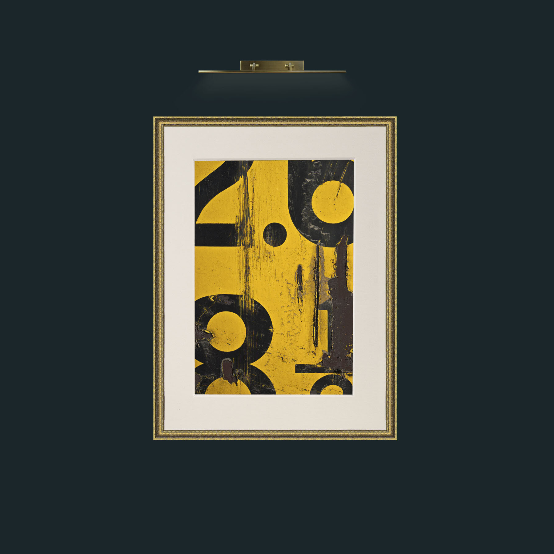 Art-Numbers in Yellow.jpg-Frame-1TexturedGilt-Mount-1Antique.jpg