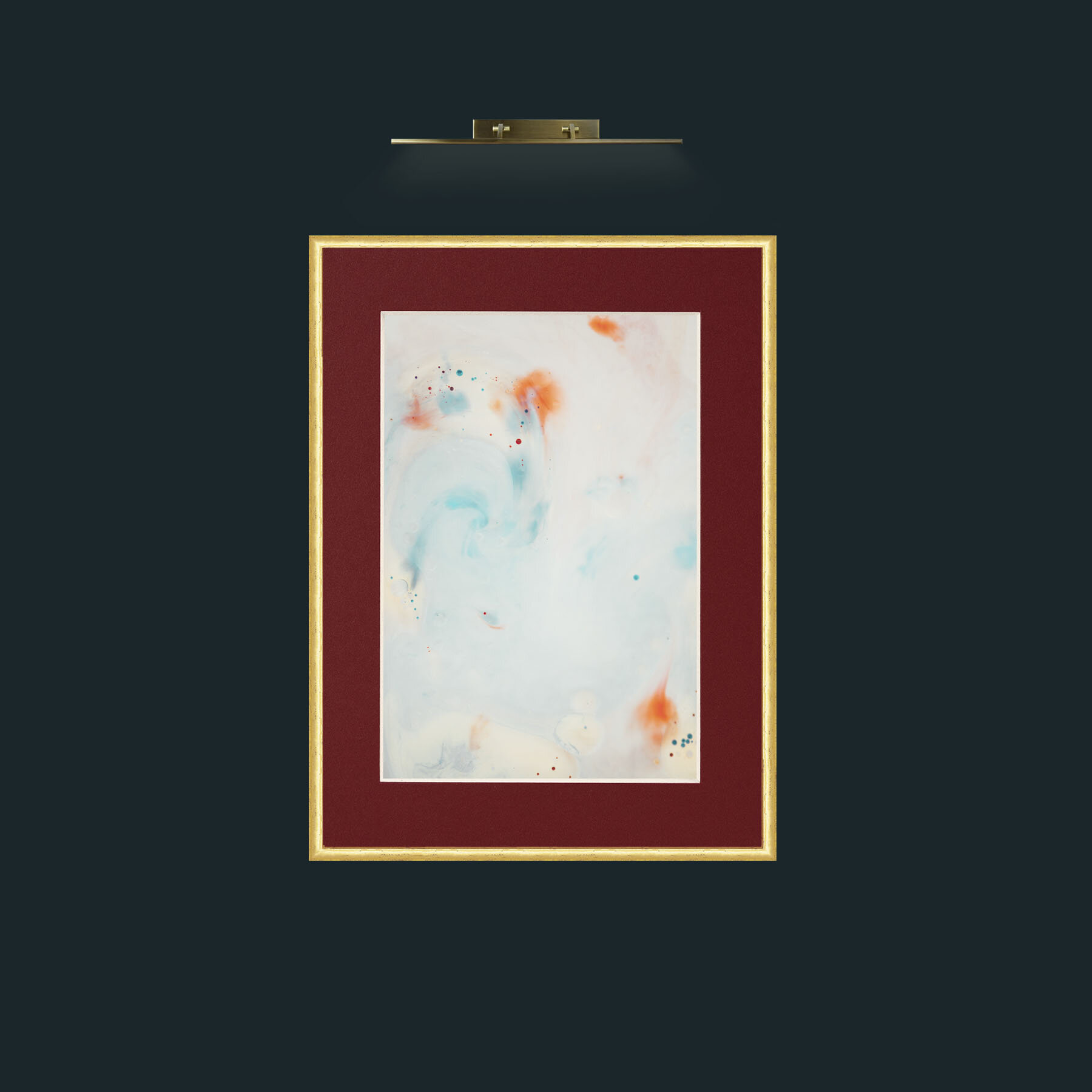 Art-Orange drops.jpg-Frame-3RoundedGilt-Mount-4Red.jpg