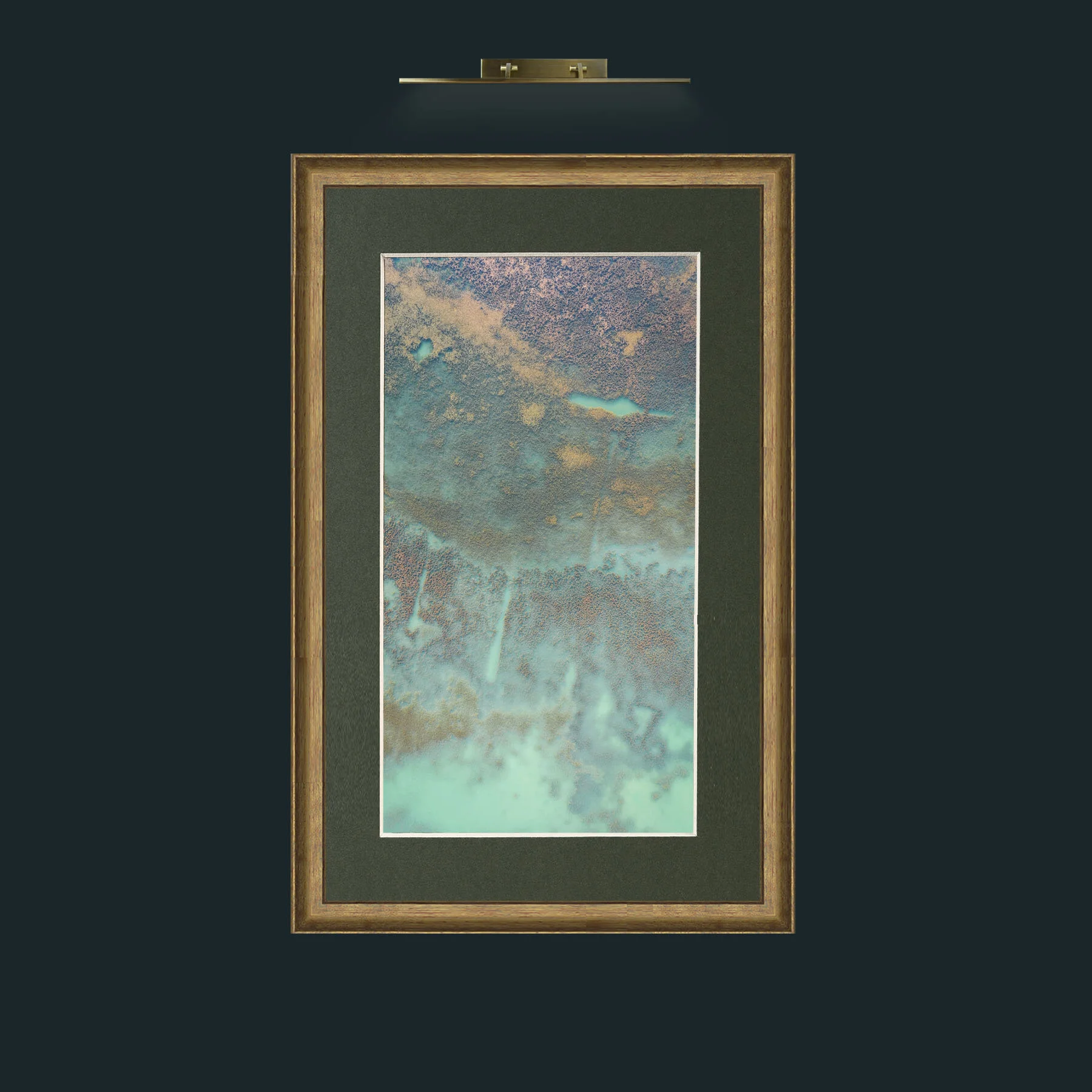 Art-Panta de Sant Llorenc.jpg-Frame-8RedGreenGilt-Mount-2Green.jpg
