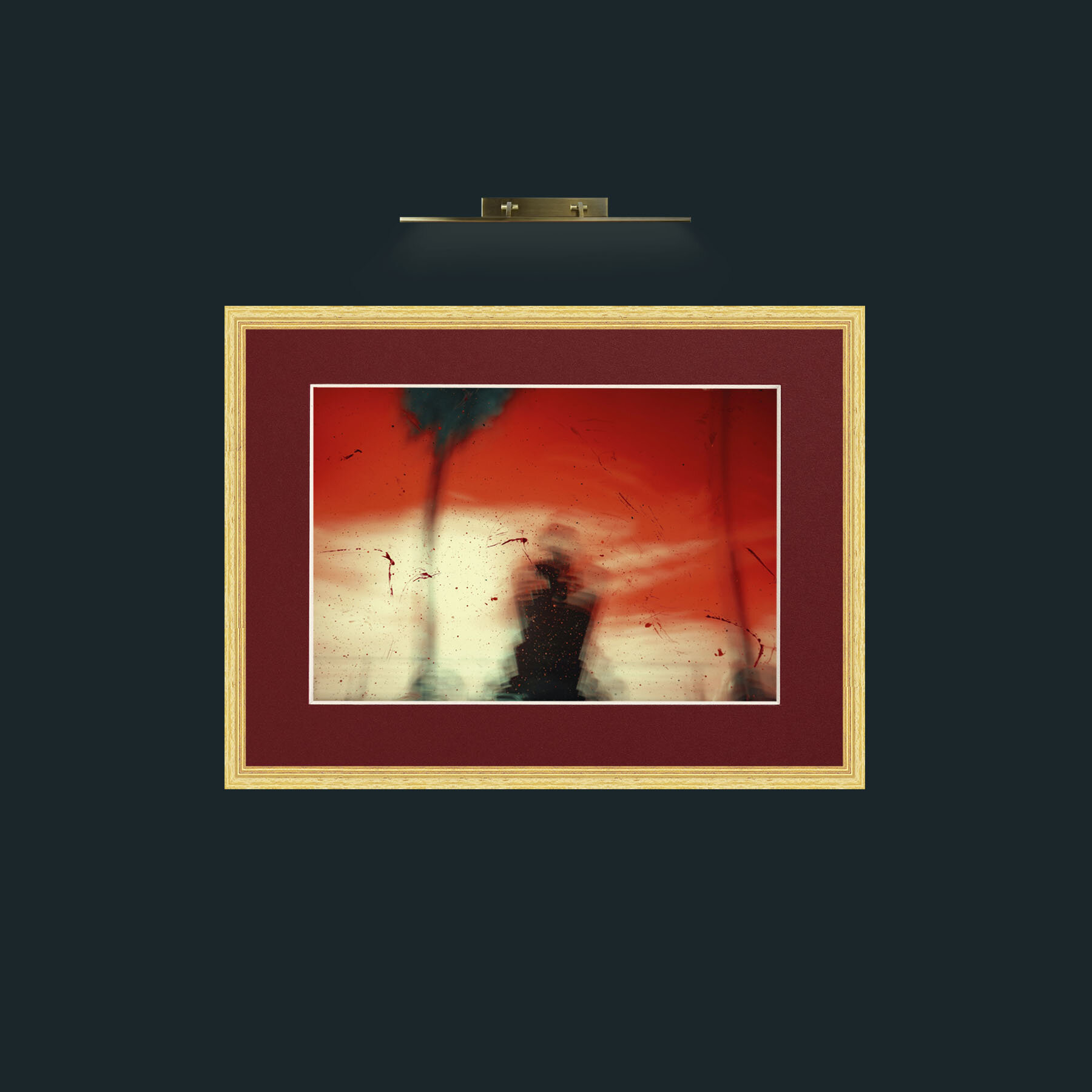Art-Queen Chess-Frame-4BevelledGilt-Mount-4Red.jpg