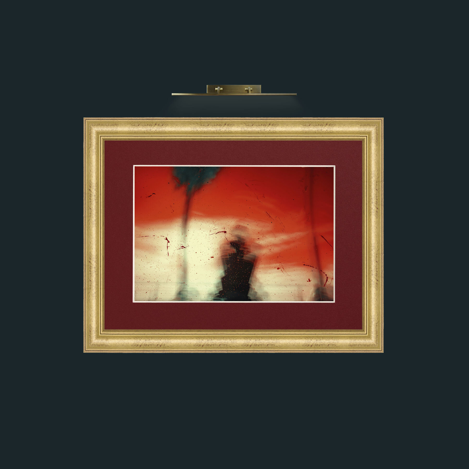 Art-Queen Chess-Frame-9WideGilt-Mount-4Red.jpg