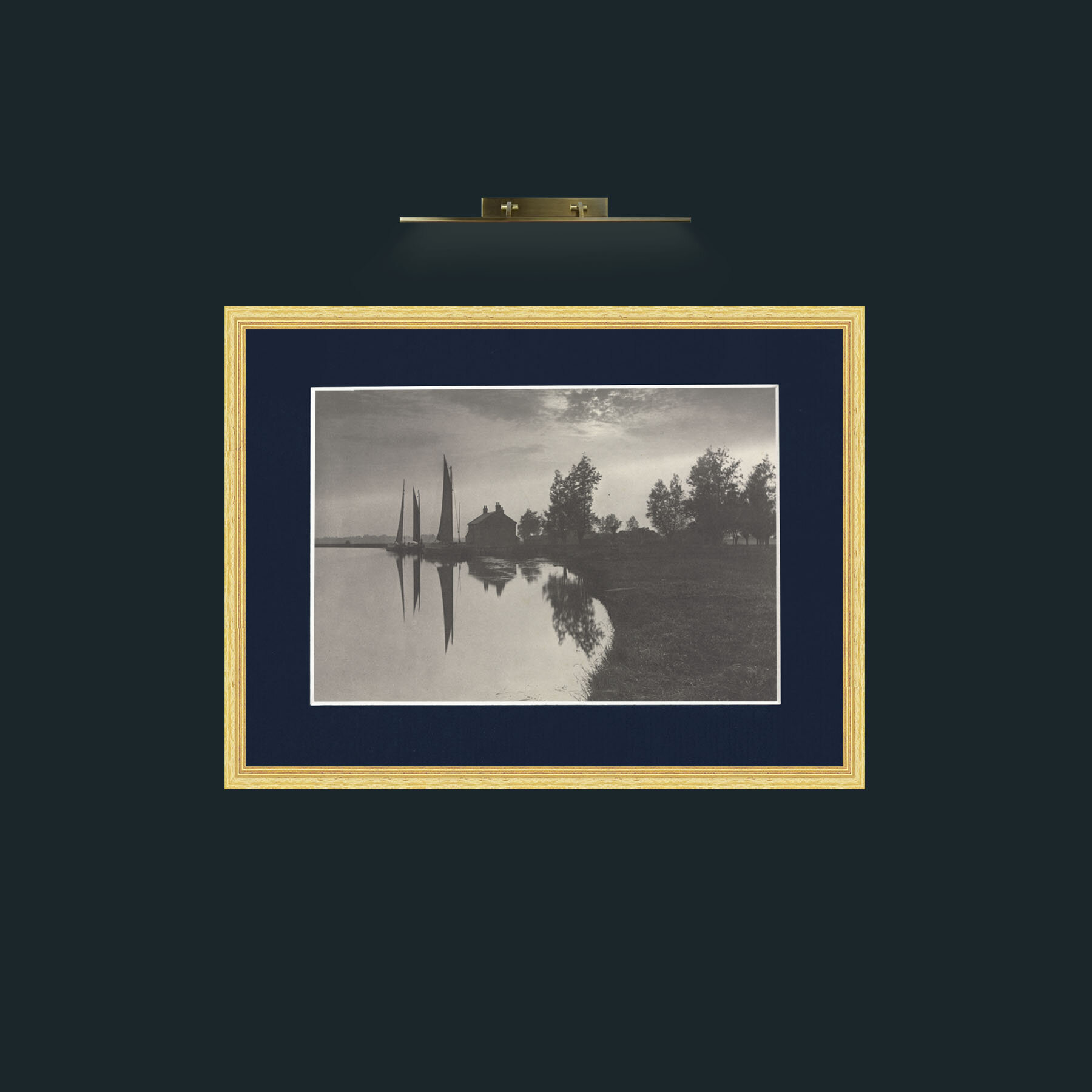 Art-Sailing Boats-Frame-4BevelledGilt-Mount-3Blue.jpg