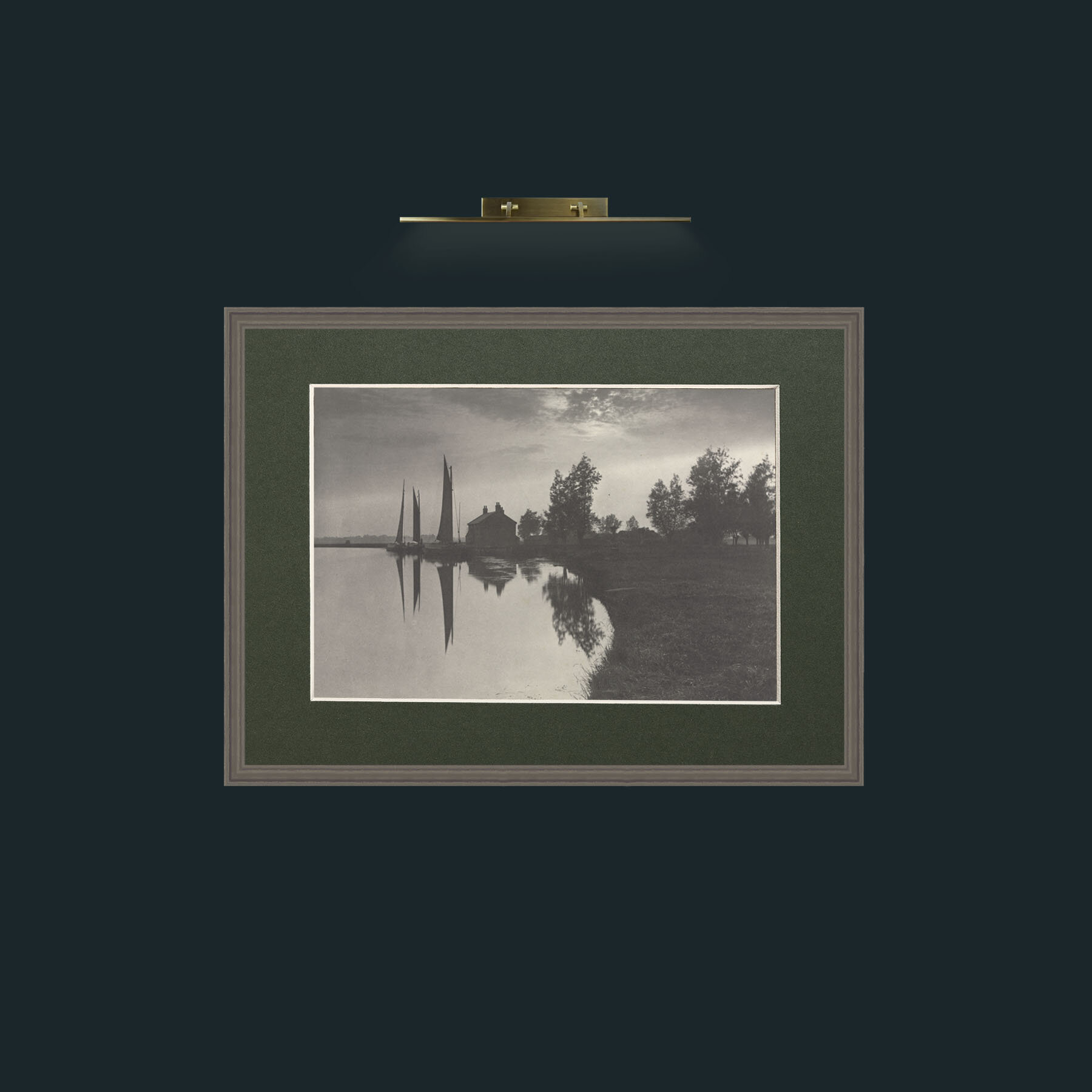 Art-Sailing Boats-Frame-6Grey-Mount-2Green.jpg