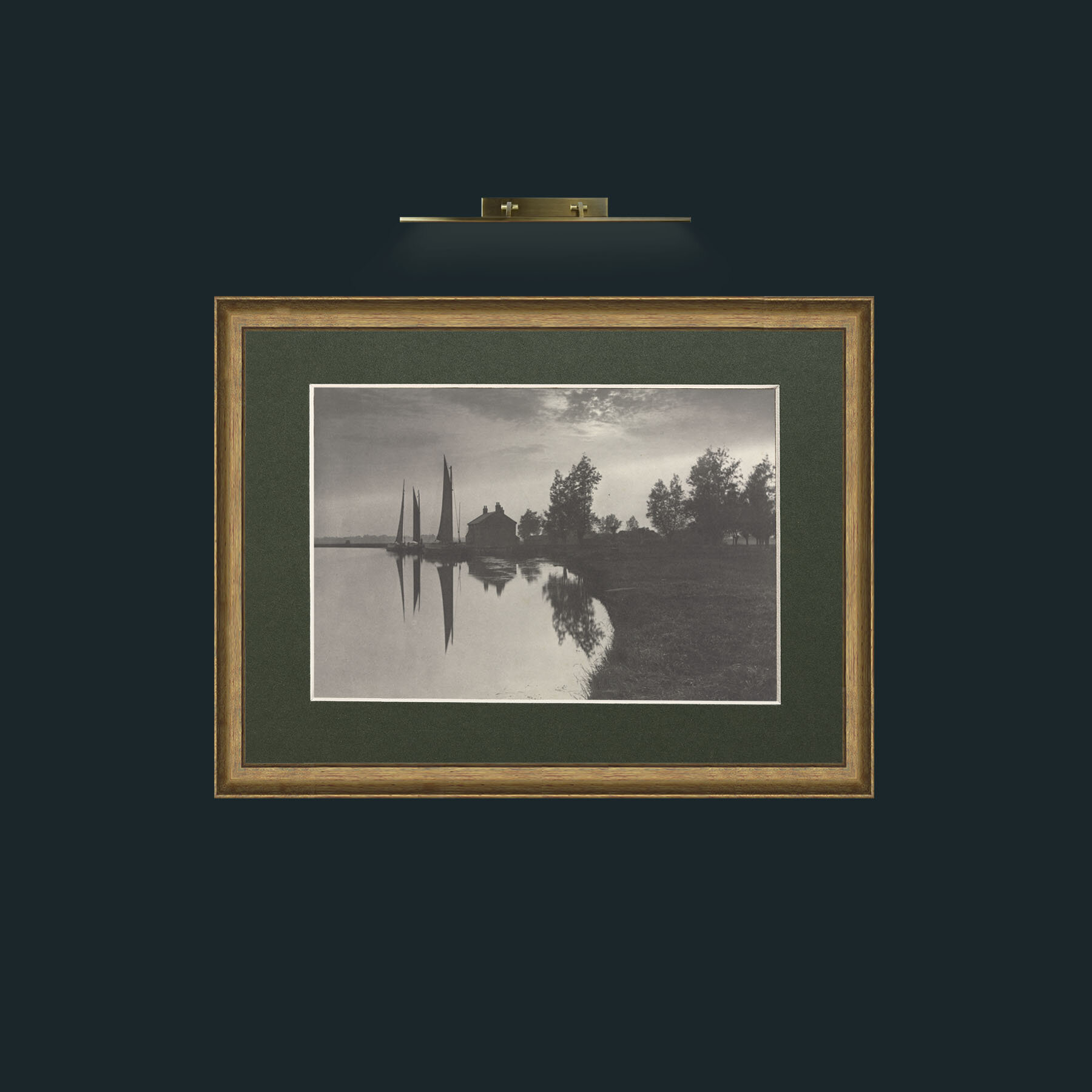 Art-Sailing Boats-Frame-8AntiqueRedGoldGilt-Mount-2Green.jpg