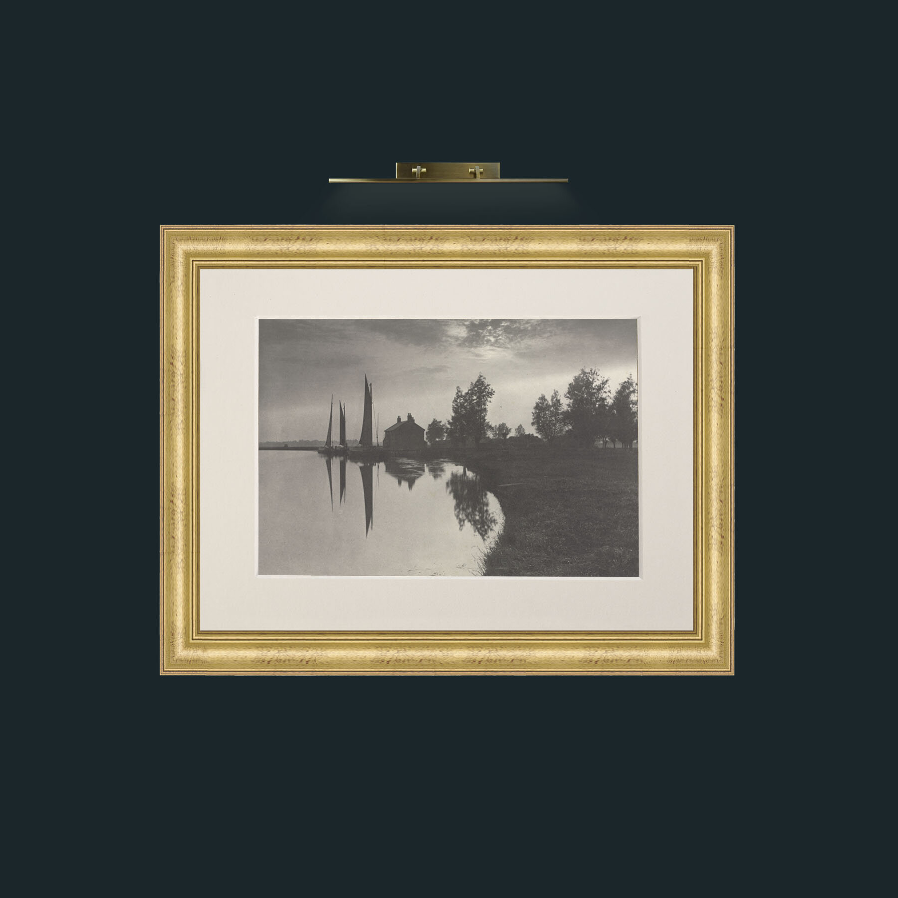 Art-Sailing Boats-Frame-9WideGilt-Mount-1Antique.jpg