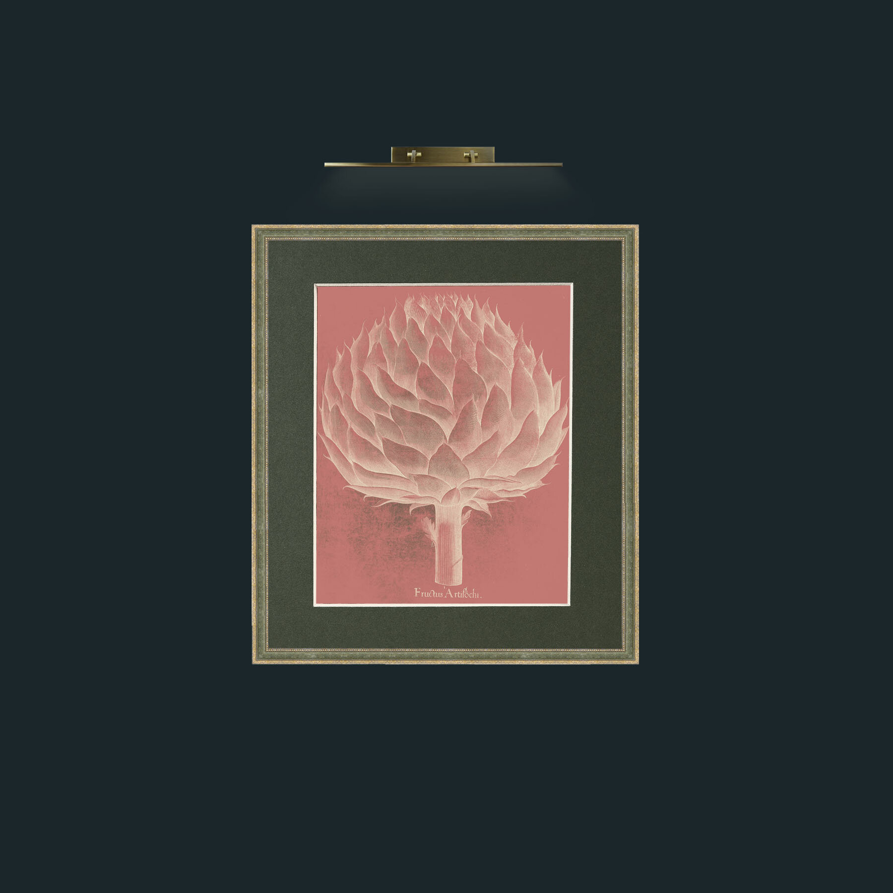 Art-Pink Artichoke-Frame-2GreenGiltTextured-Mount-2Green.jpg