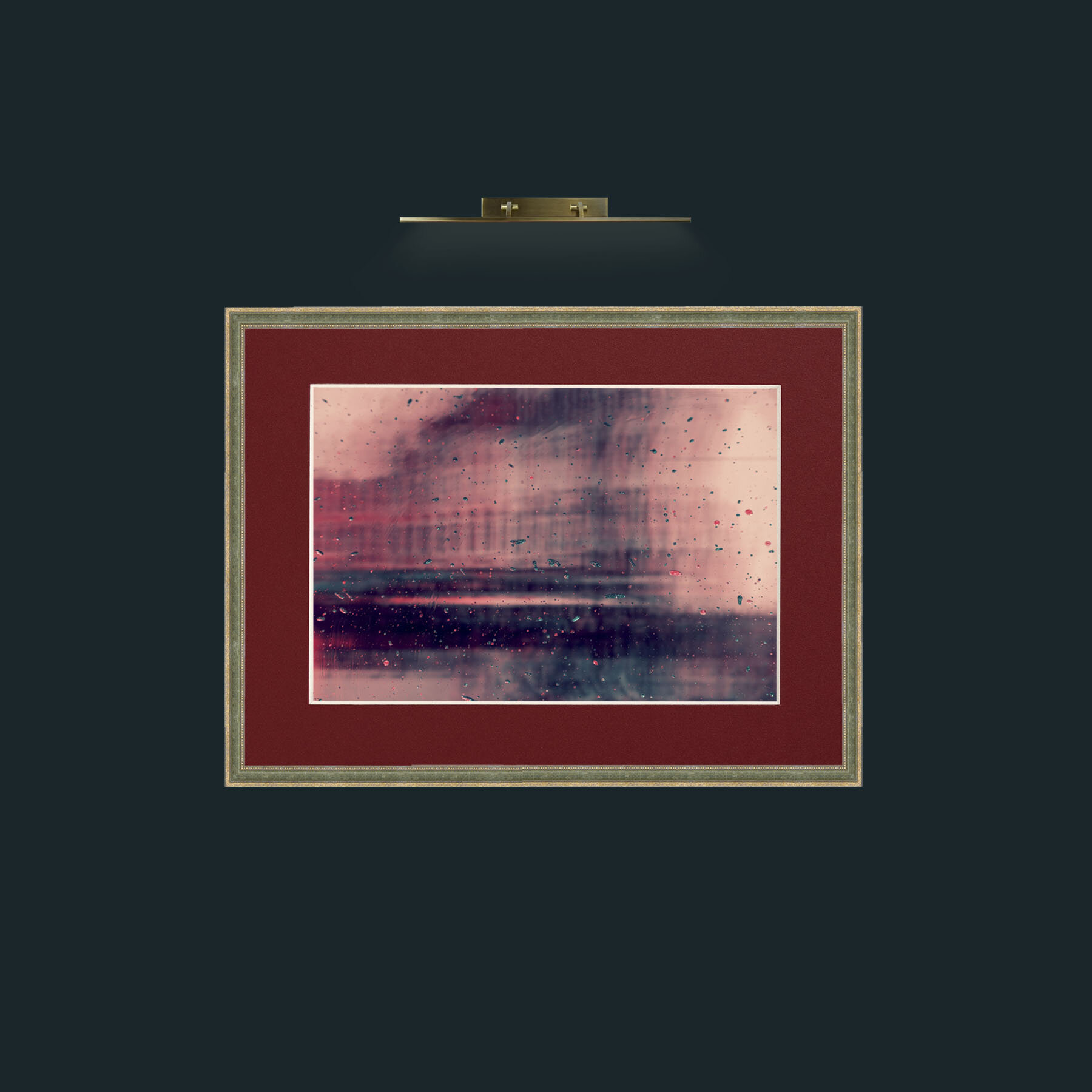 Art-Views in Pink and Black-Frame-2GreenGiltTextured-Mount-4Red.jpg
