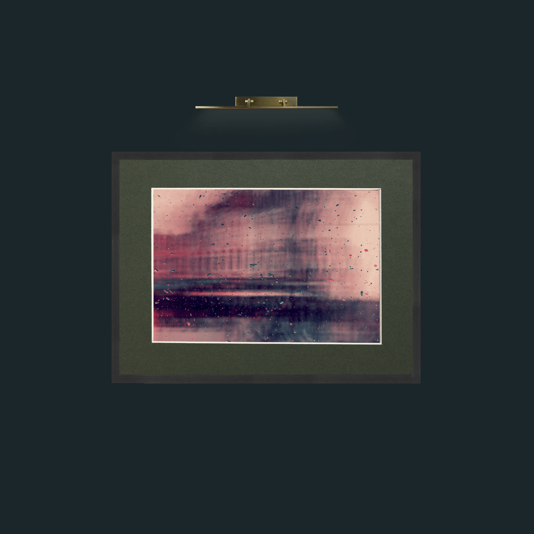 Art-Views in Pink and Black-Frame-7Black-Mount-2Green.jpg