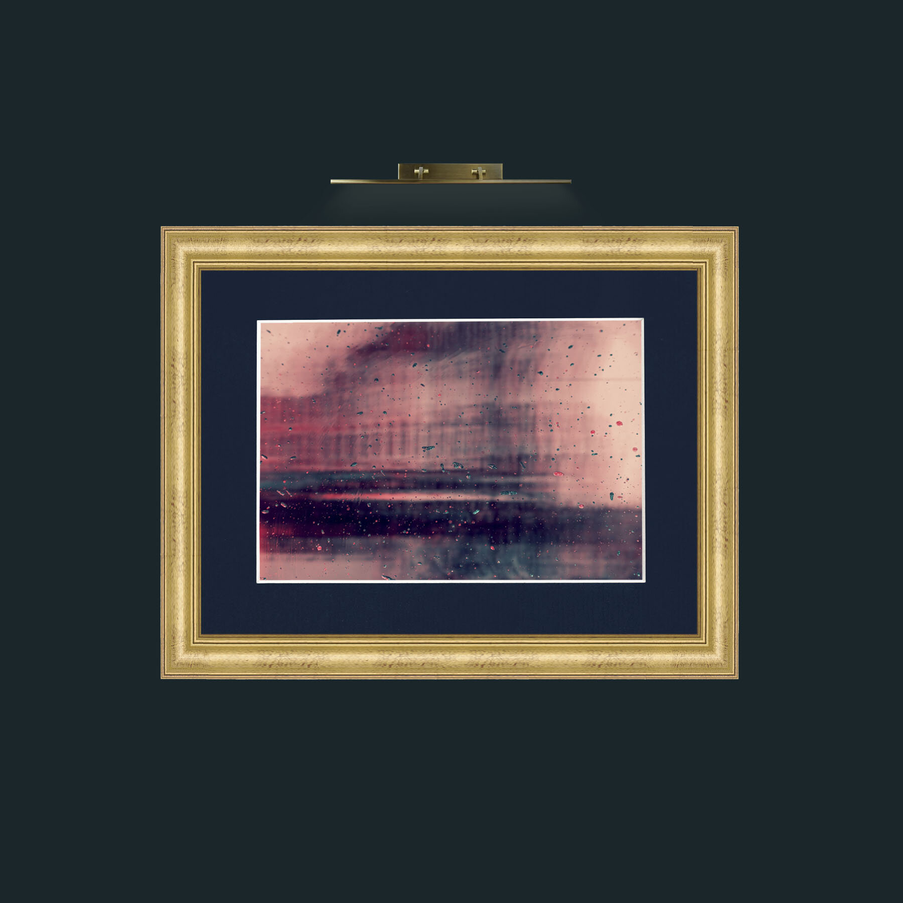 Art-Views in Pink and Black-Frame-9WideGilt-Mount-3Blue.jpg