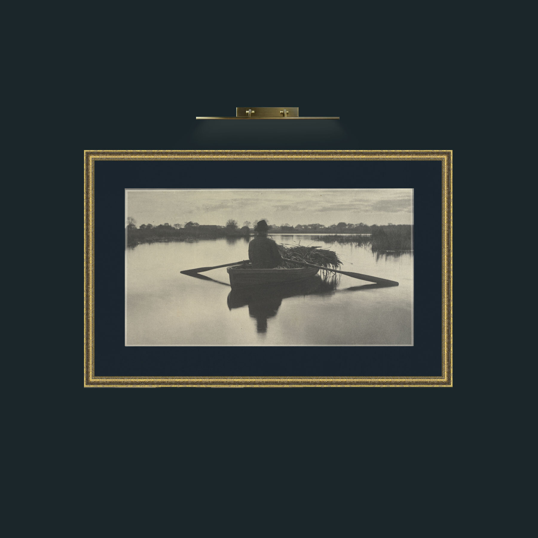 Art-Water Transport.jpg-Frame-1GiltTextured-Mount-3Blue.jpg
